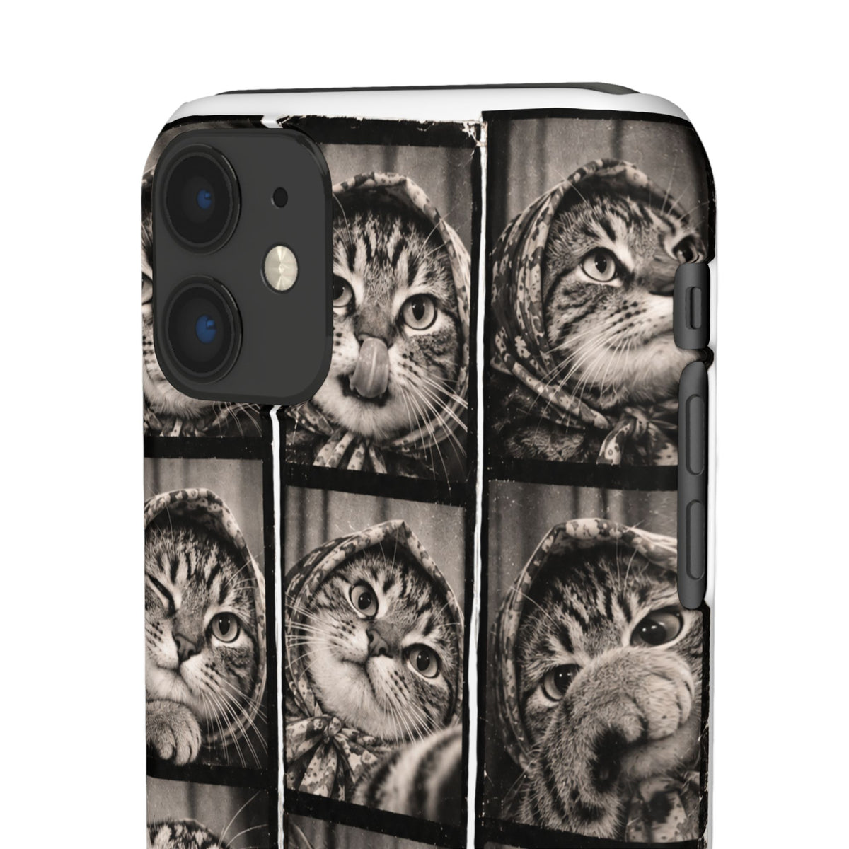 Babushka Cat Photobooth Snap Phone Case