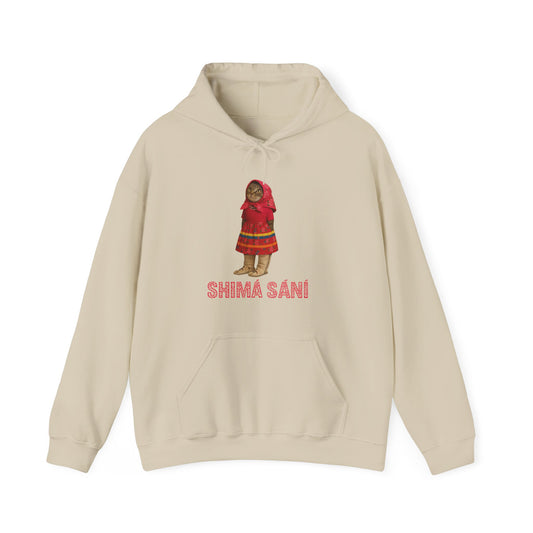 Shima Sani Cat Cultural  Graphic Unisex Hooded Sweatshirt