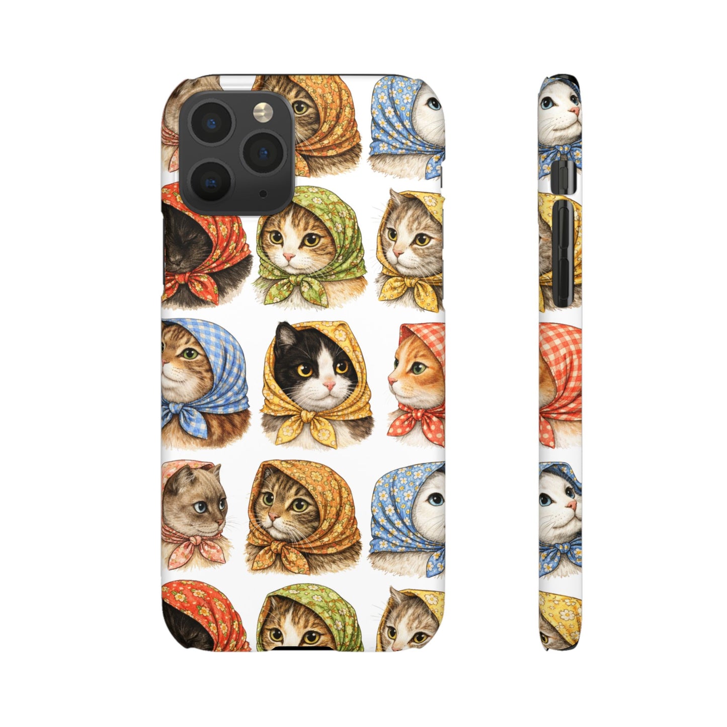 Babushka Cats Snap Phone Case