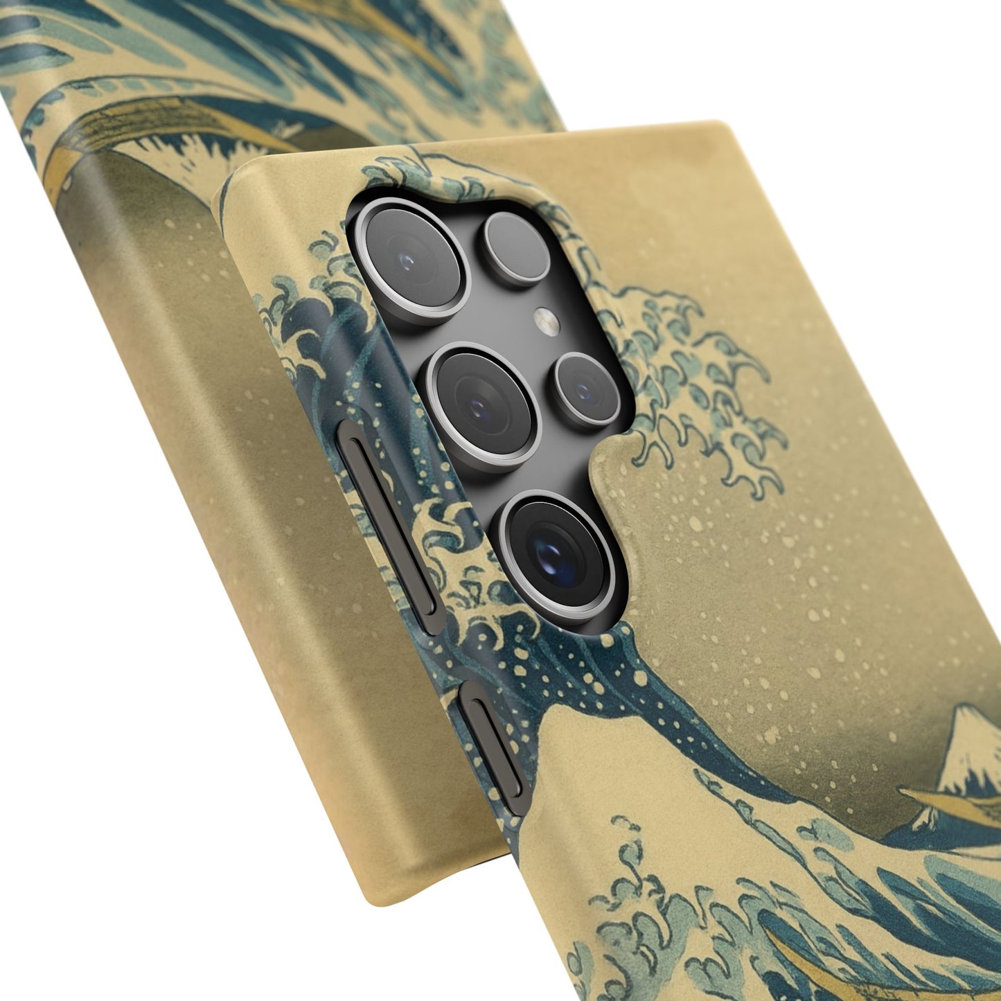 Babushka Cat x  The Great Wave Off Kanagawa Snap Phone Case