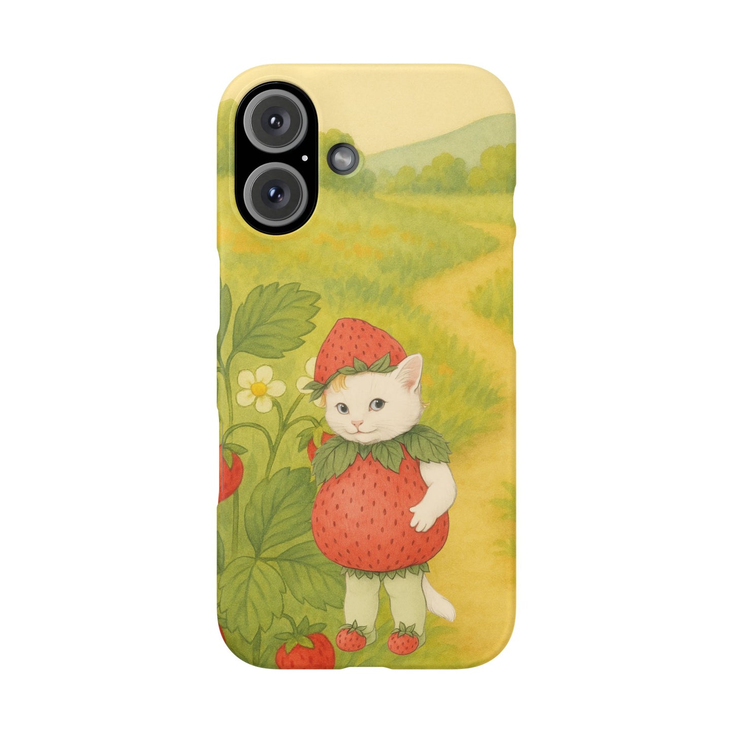 Strawberry Cat x Mother Earth's Children Snap Phone Case