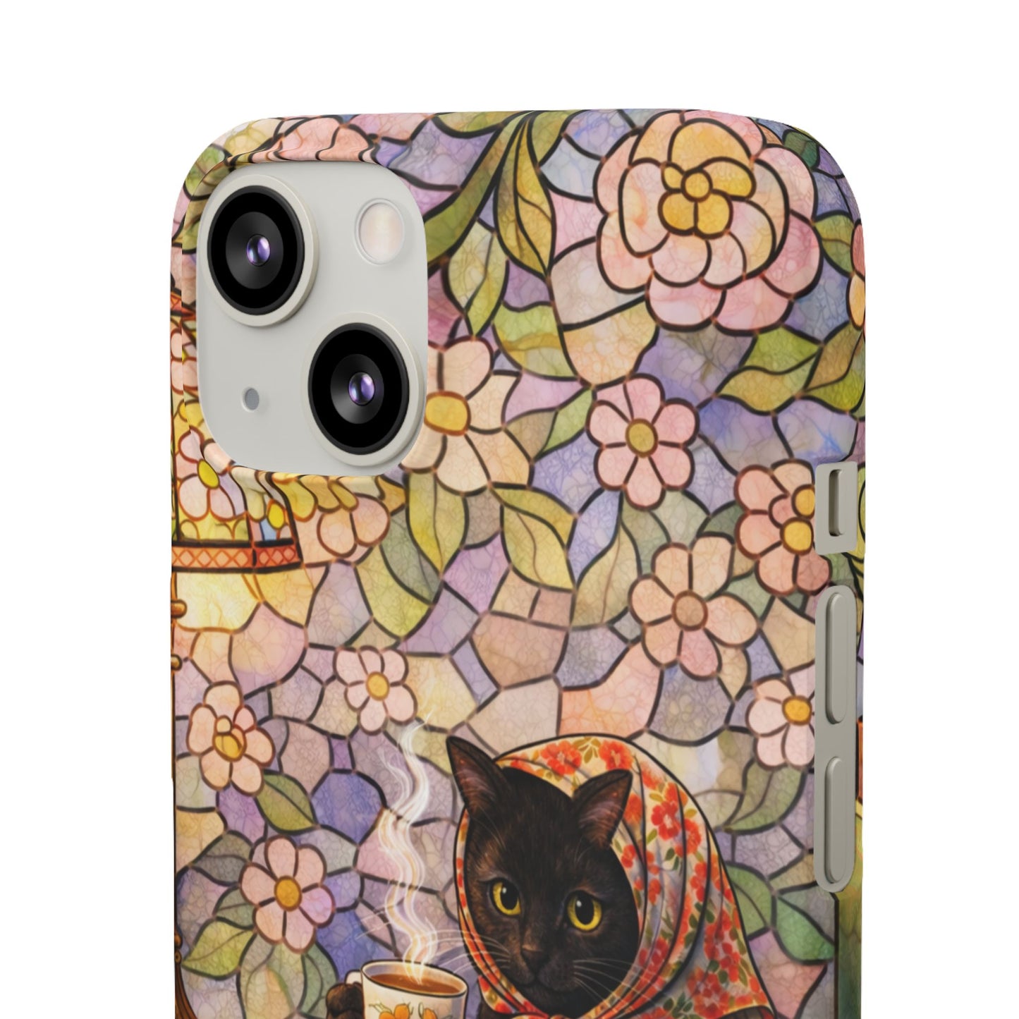 Babushka Cat Reads Artistic Literary Snap Phone Cases