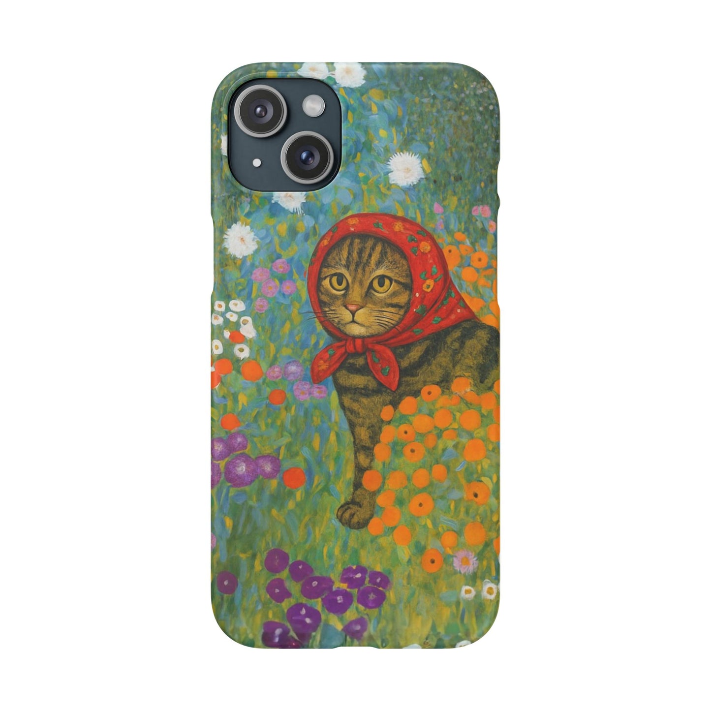 Babushka Cat Gusav Klimt Snap Phone Case