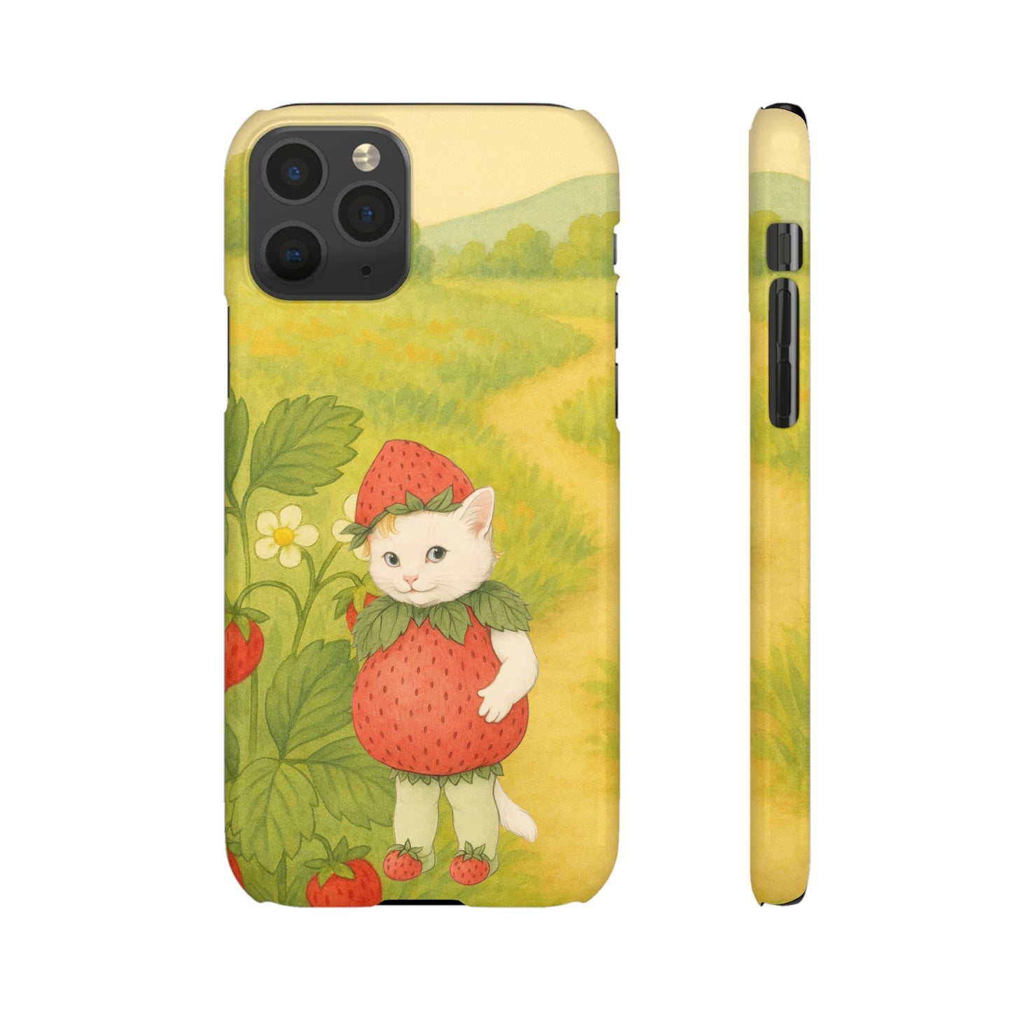 Strawberry Cat x Mother Earth's Children Snap Phone Case