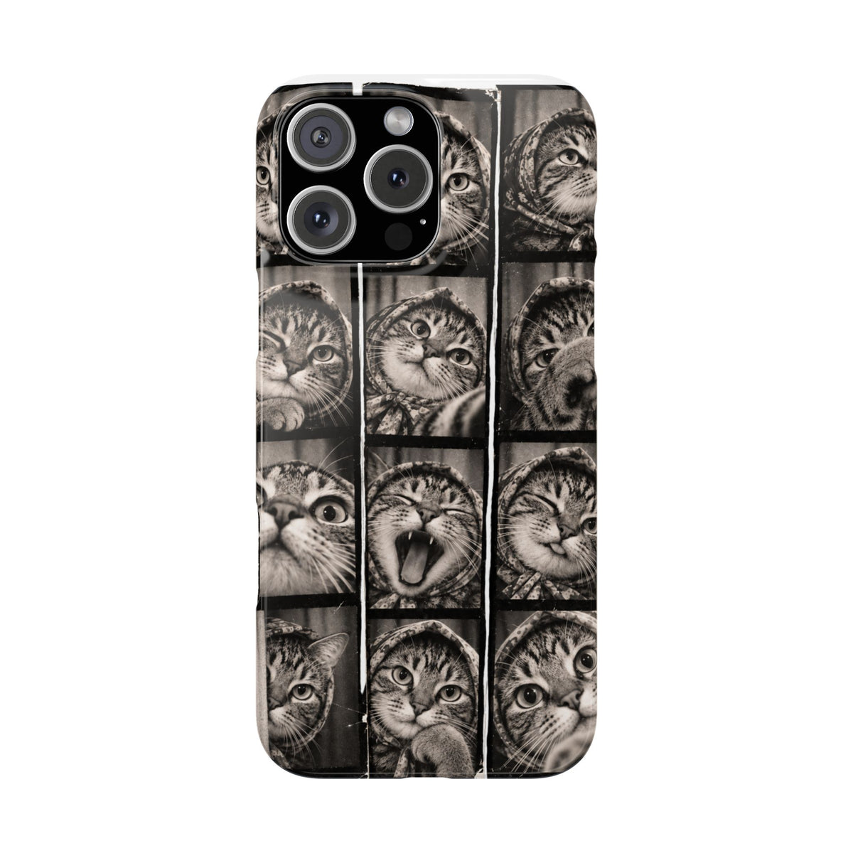 Babushka Cat Photobooth Snap Phone Case