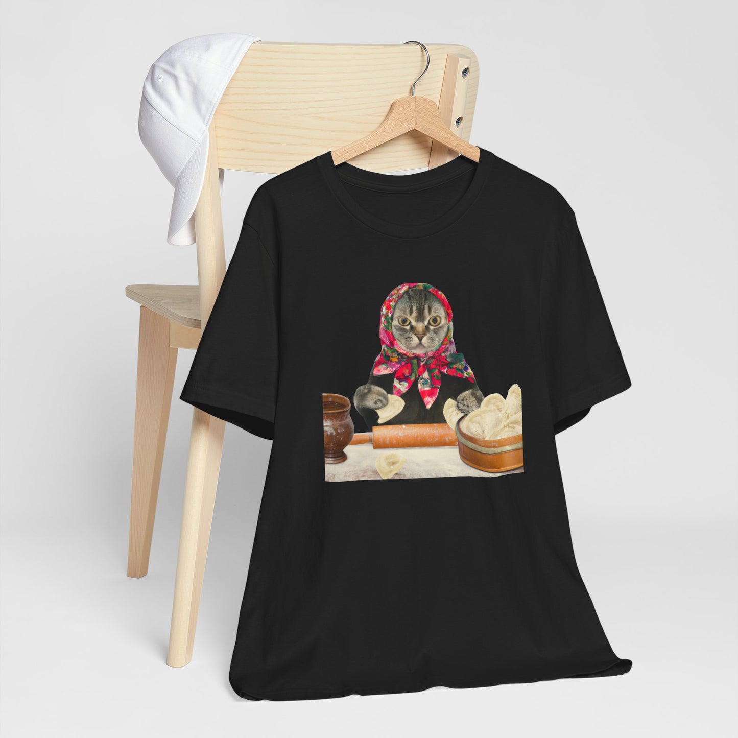 Babushka Makes Pierogi T-Shirt (Unisex)