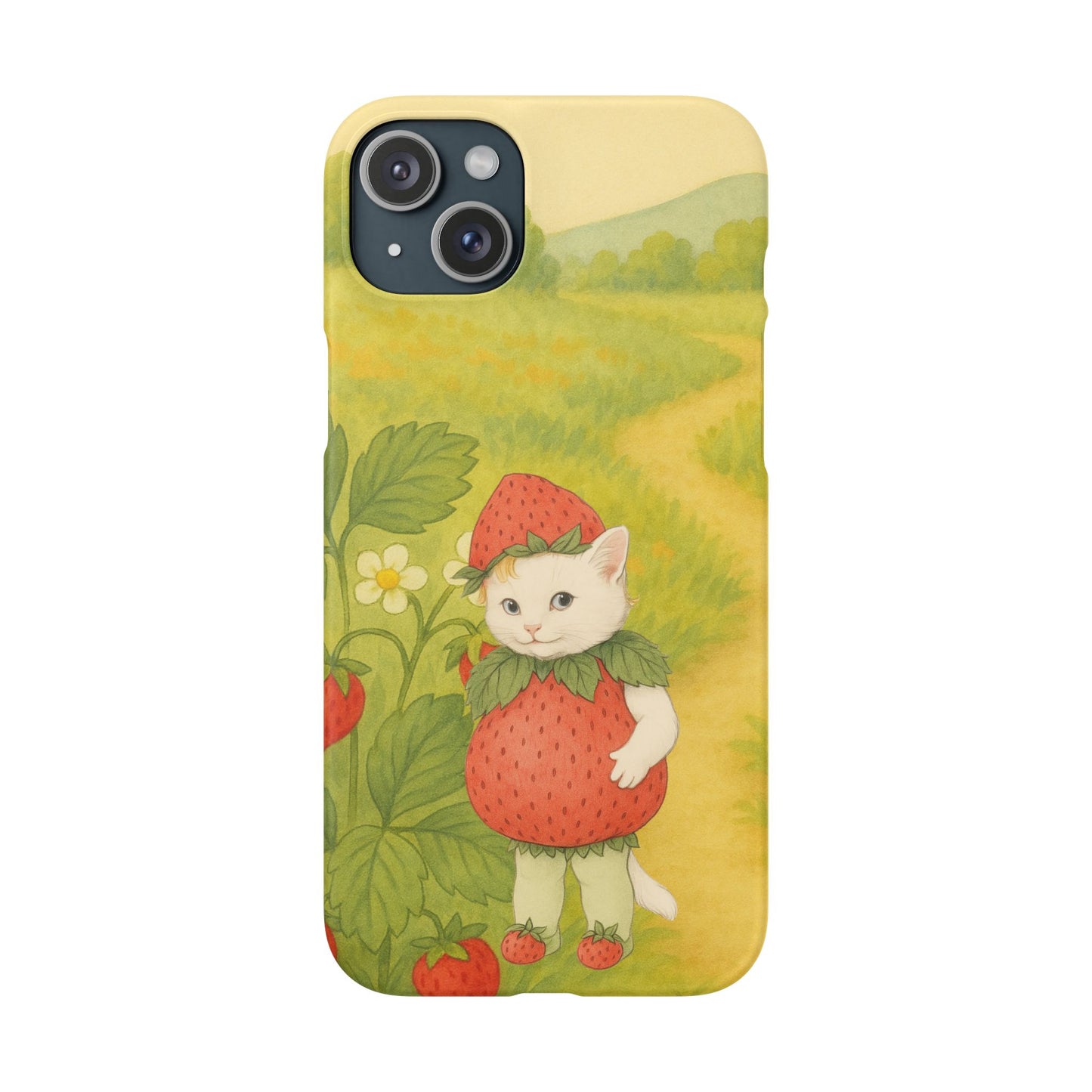 Strawberry Cat x Mother Earth's Children Snap Phone Case