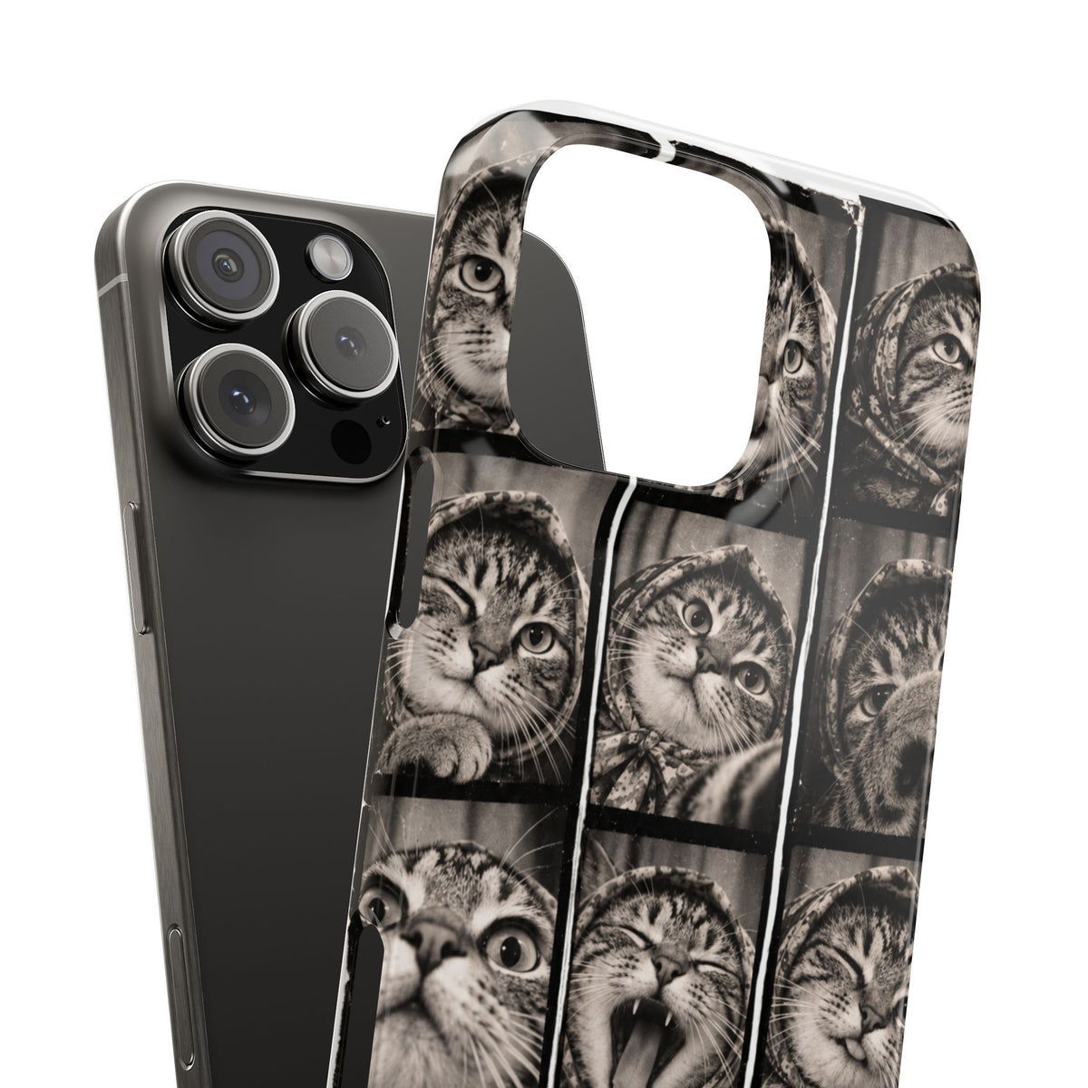 Babushka Cat Photobooth Snap Phone Case