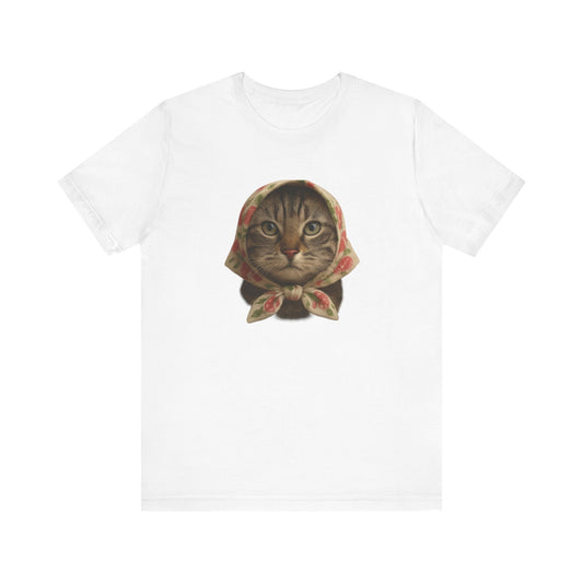 Babushka Cat Lover Shirt, Gift for Babushka Cat Lovers