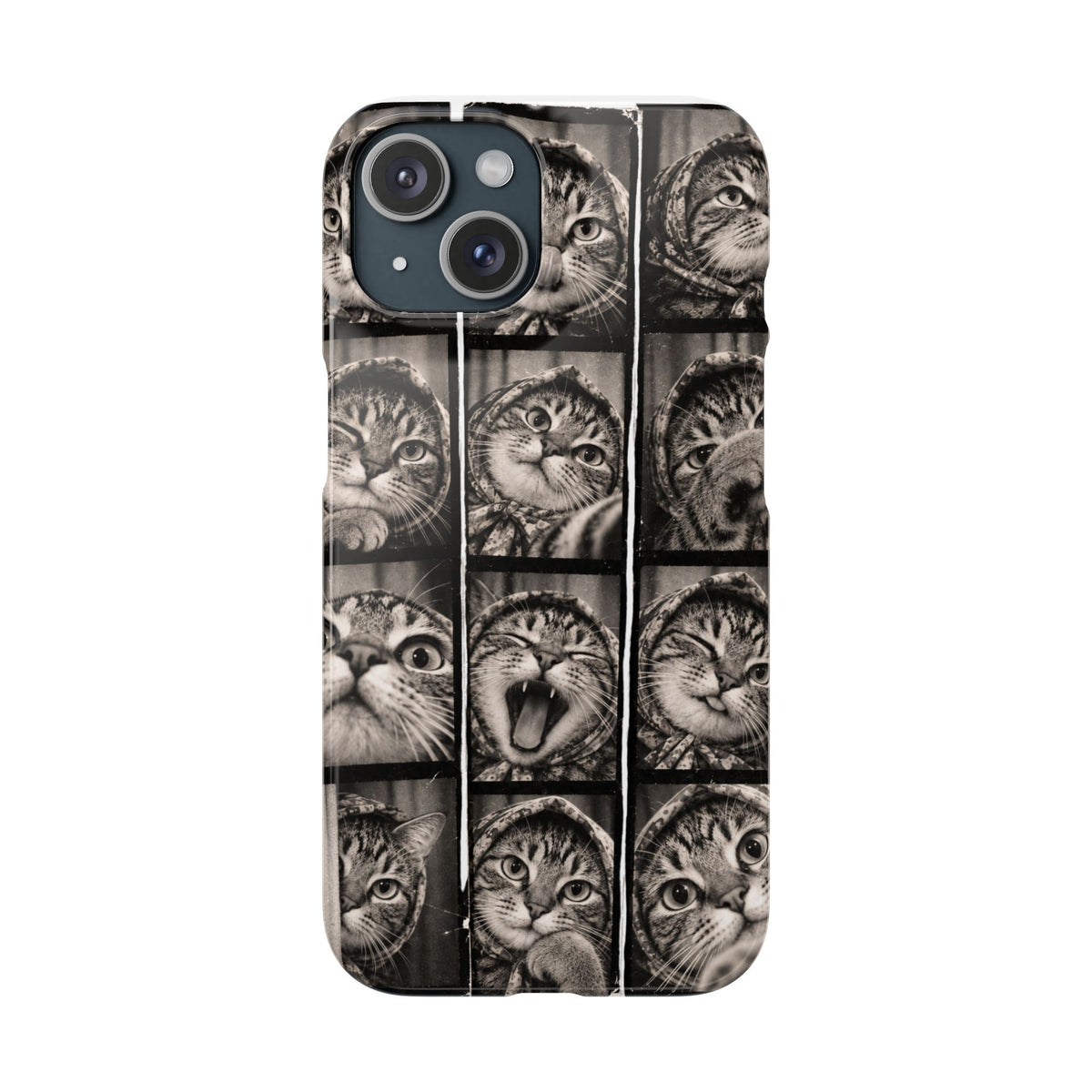 Babushka Cat Photobooth Snap Phone Case