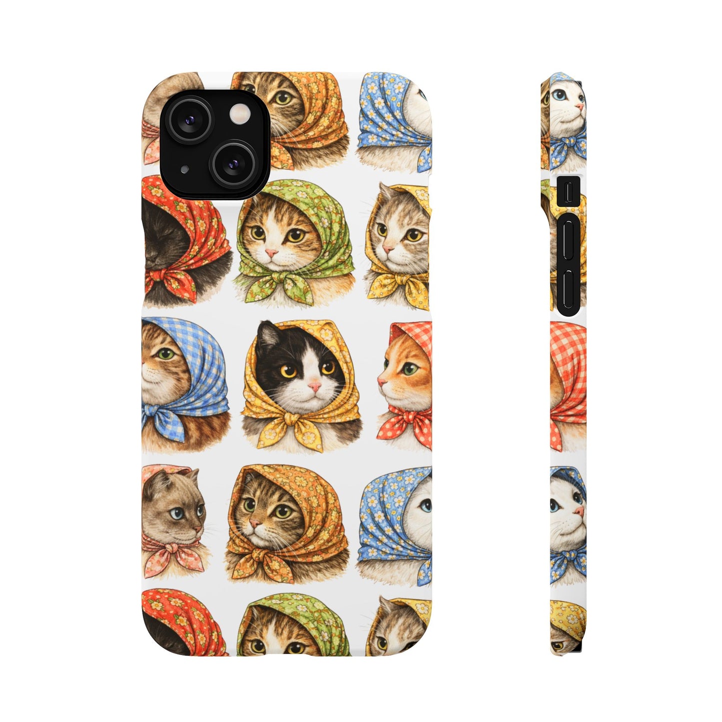 Babushka Cats Snap Phone Case