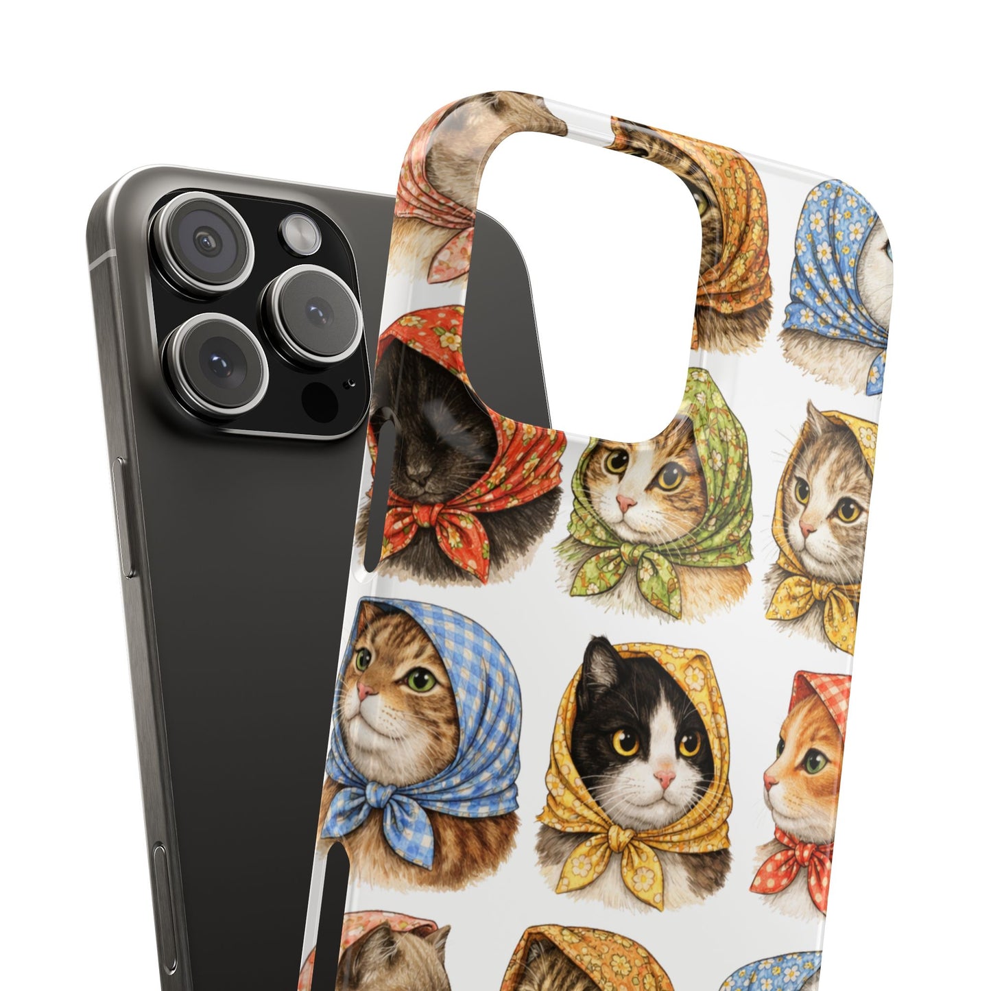 Babushka Cats Snap Phone Case