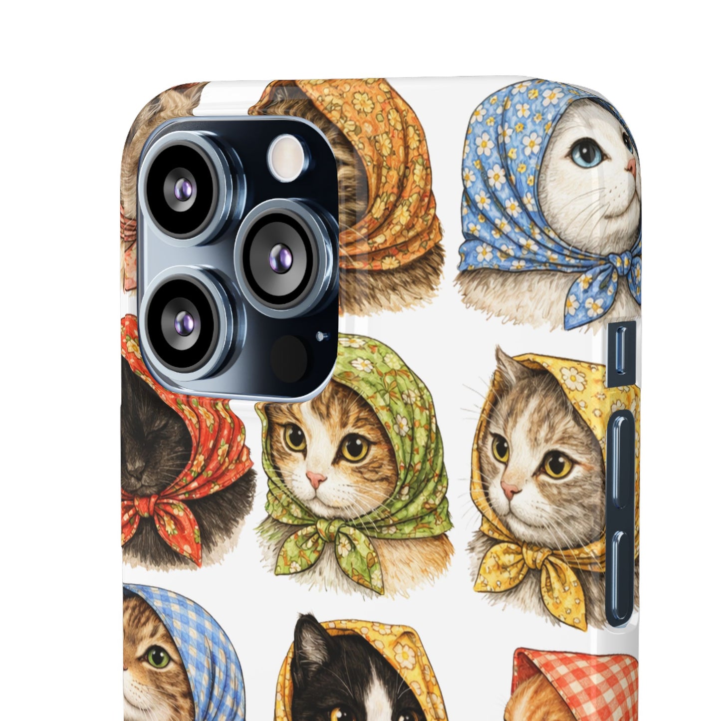 Babushka Cats Snap Phone Case