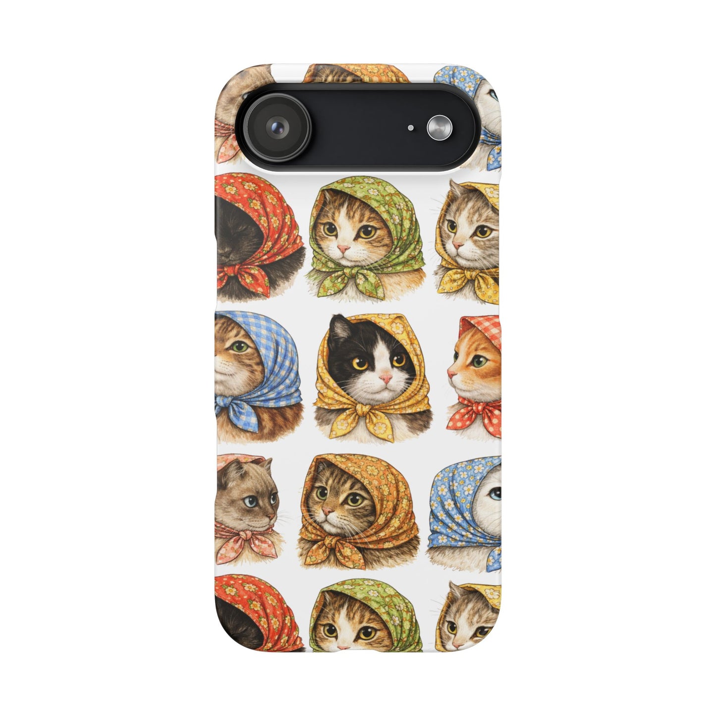 Babushka Cats Snap Phone Case