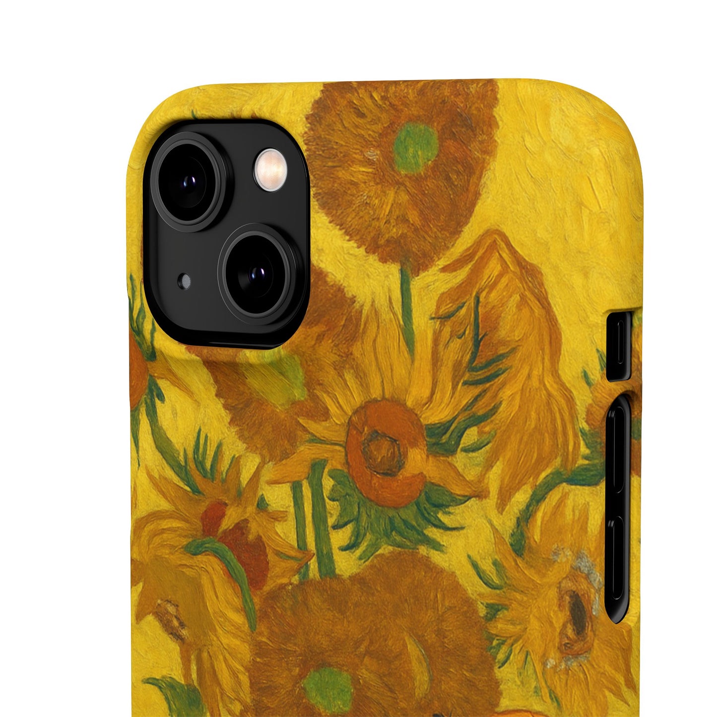 Babushka Cat Van Gogh Sunflowers Snap Phone Case