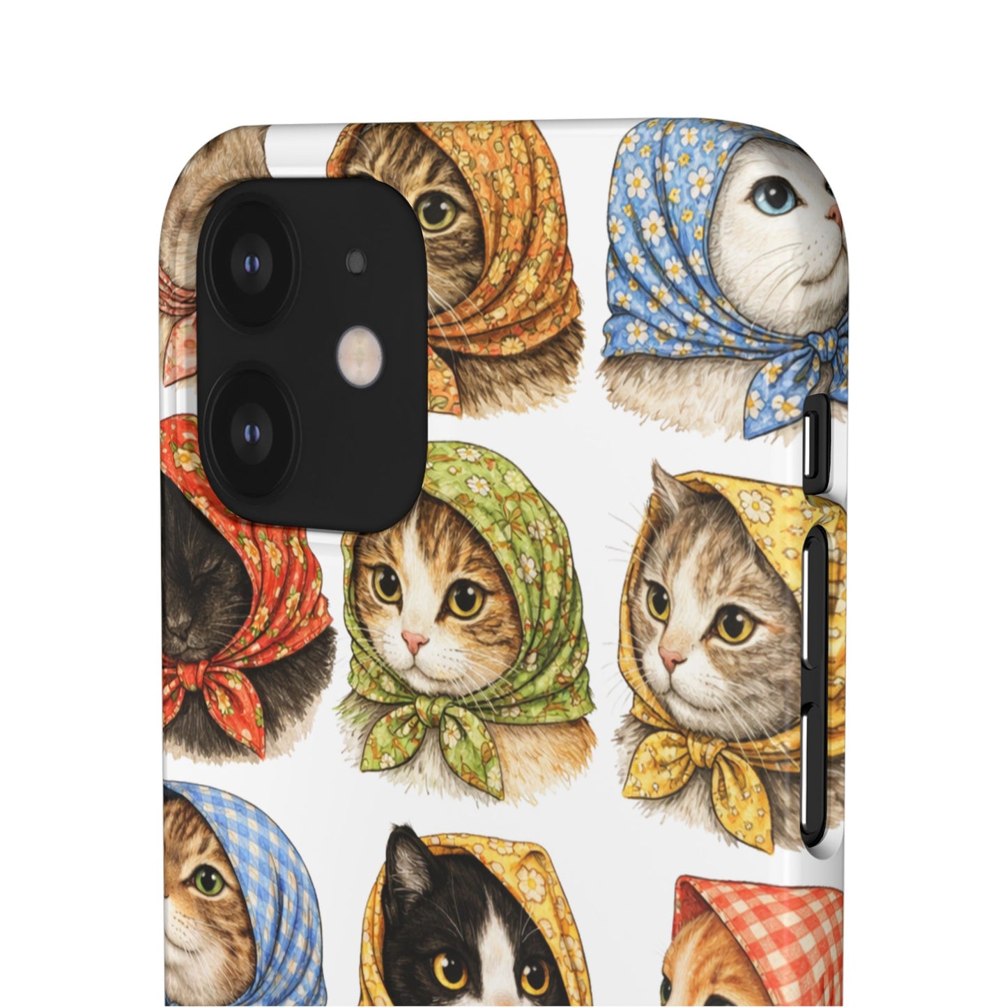 Babushka Cats Snap Phone Case