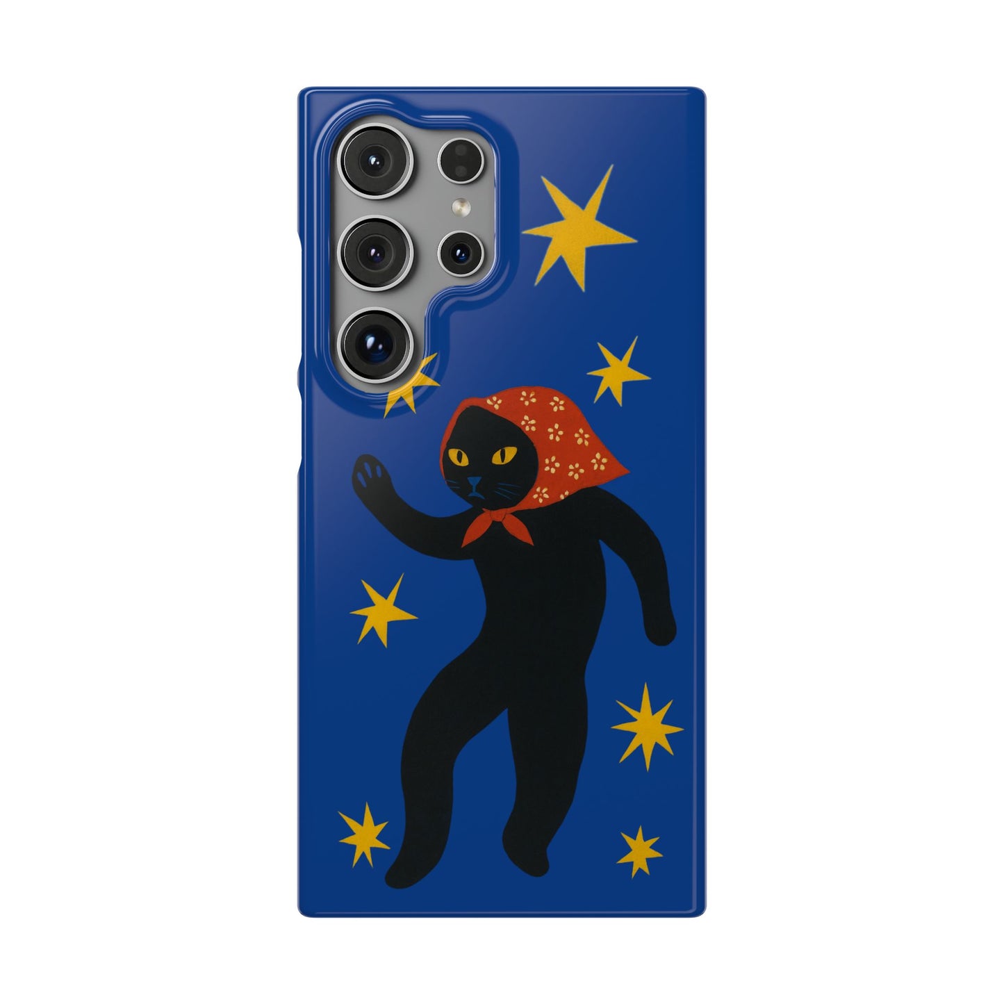 Babushka Cat x Matisse Style Snap Phone Case