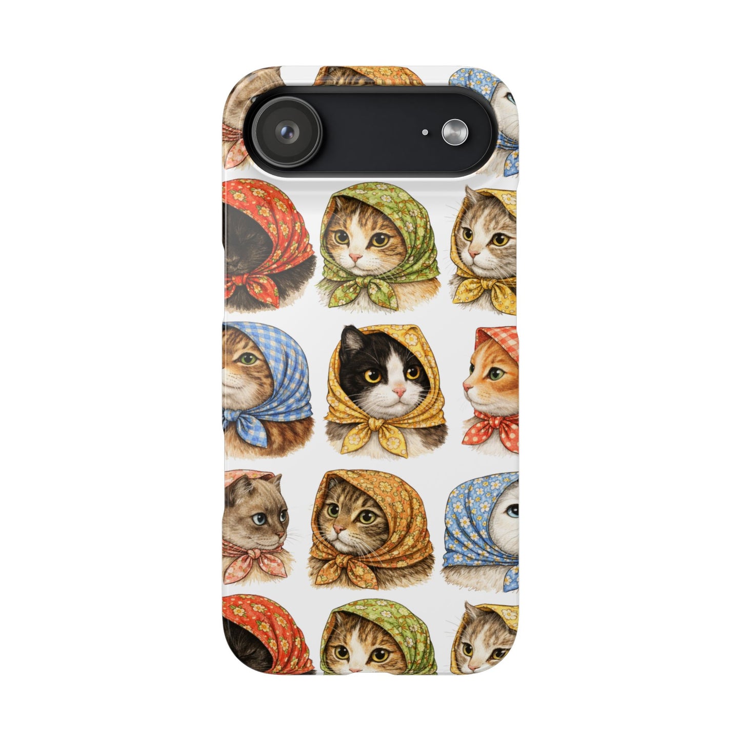 Babushka Cats Snap Phone Case