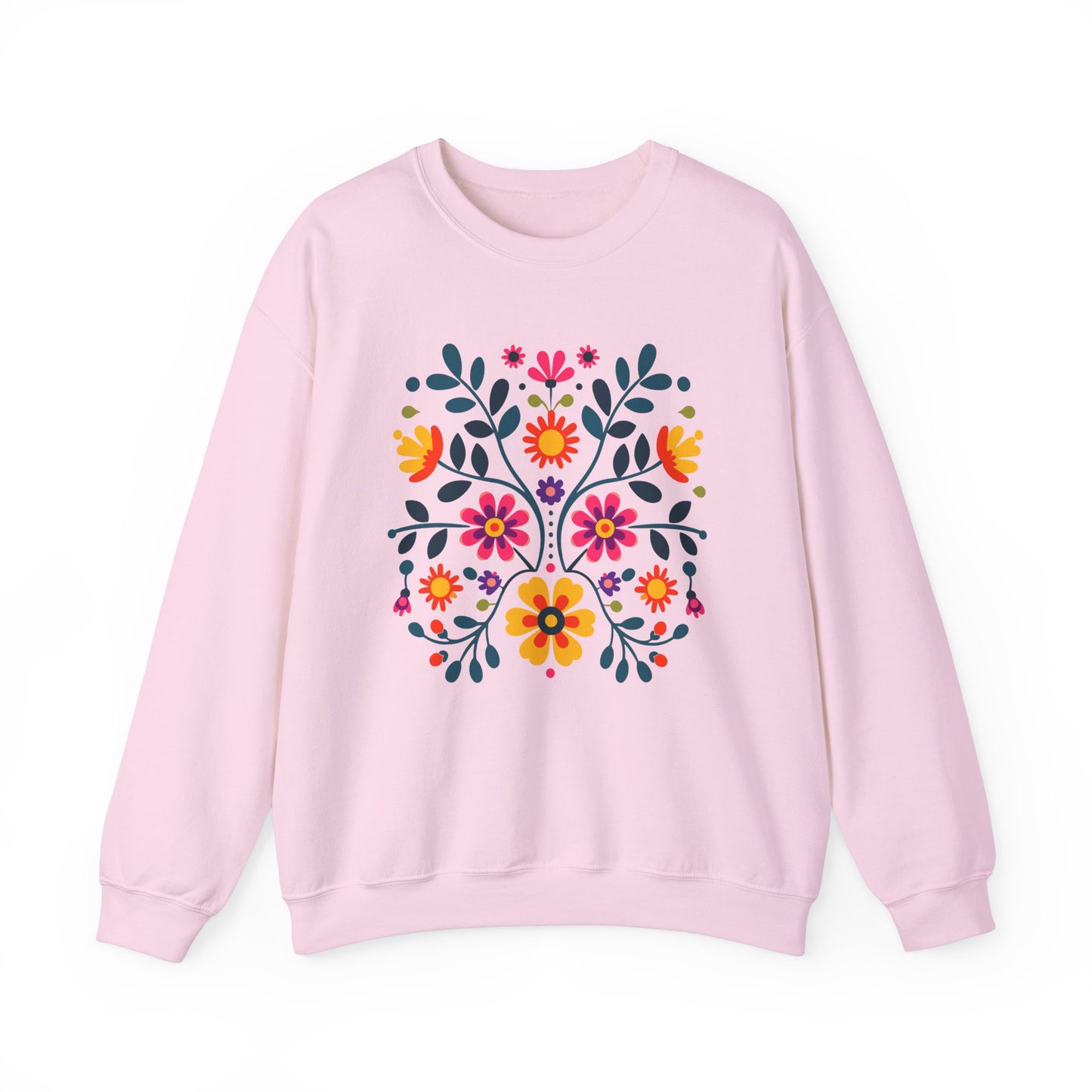 Wycinanki Florals Unisex Sweatshirt - Polish Pride Folk Art