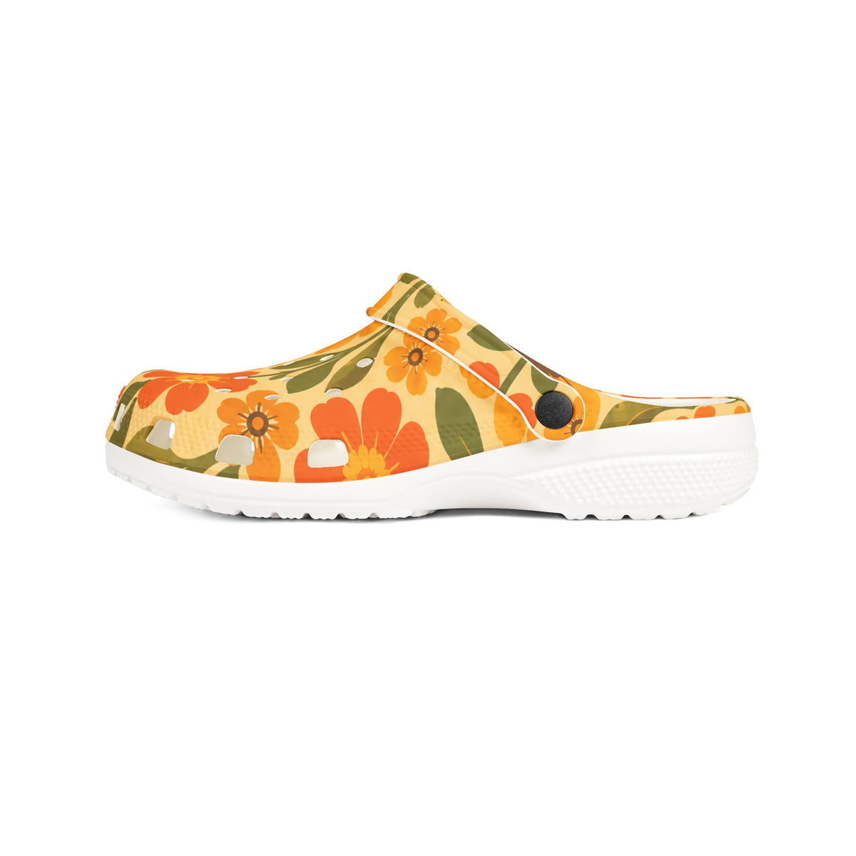 Floral Groove Garden Clogs EVA Foam Rubber Shoes (AOP)