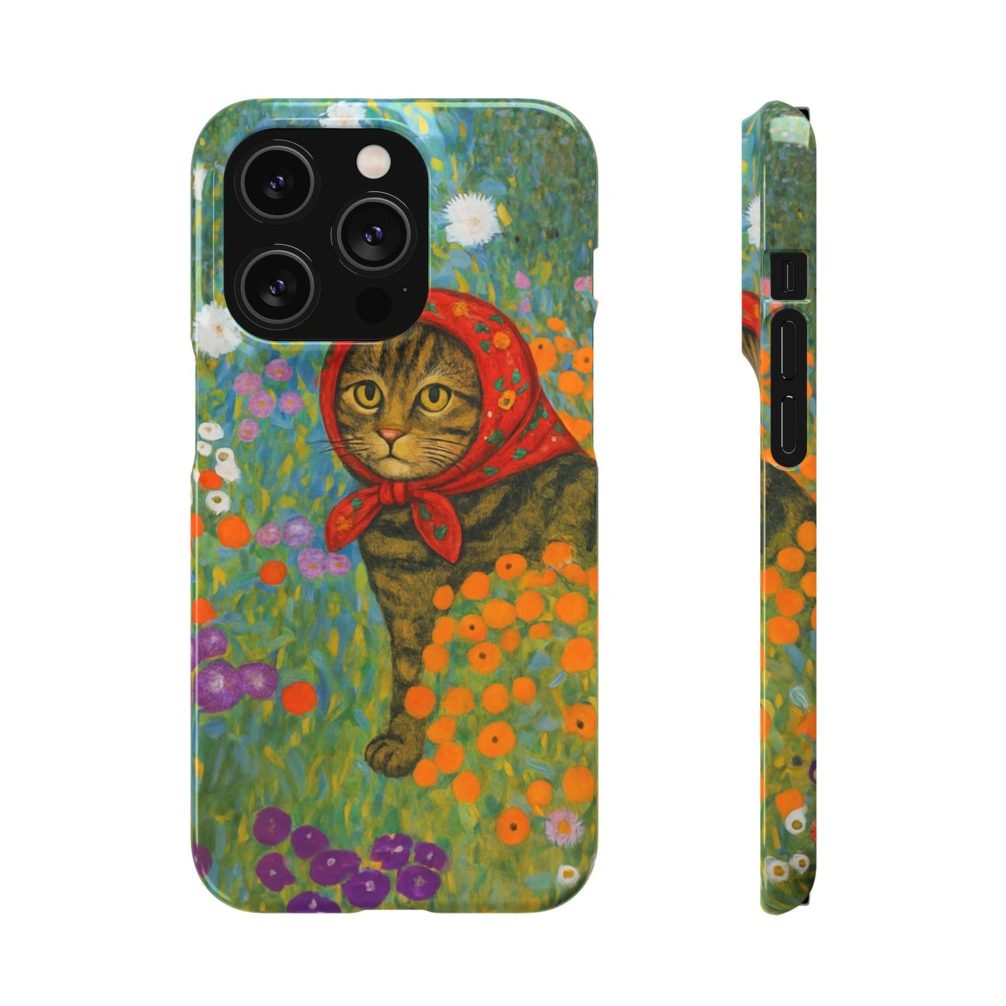 Babushka Cat Gusav Klimt Snap Phone Case