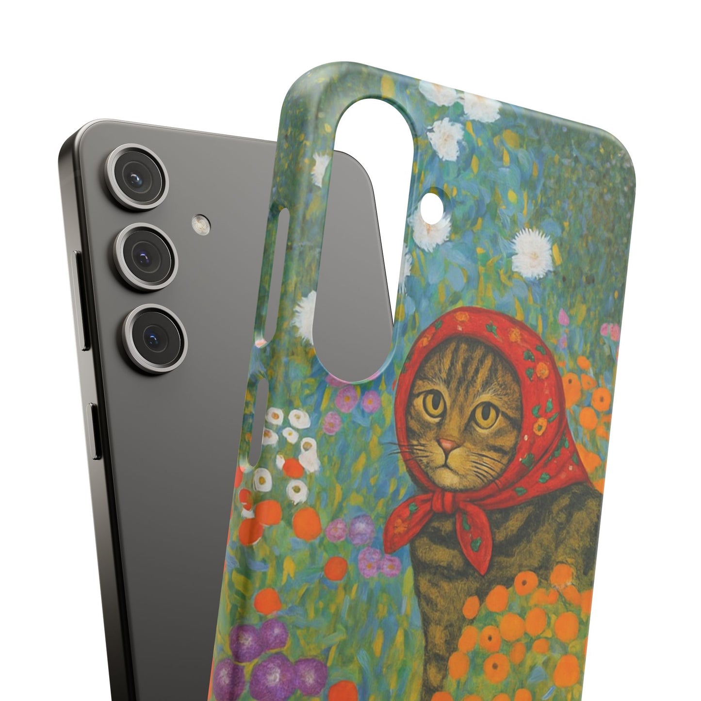 Babushka Cat Gusav Klimt Snap Phone Case