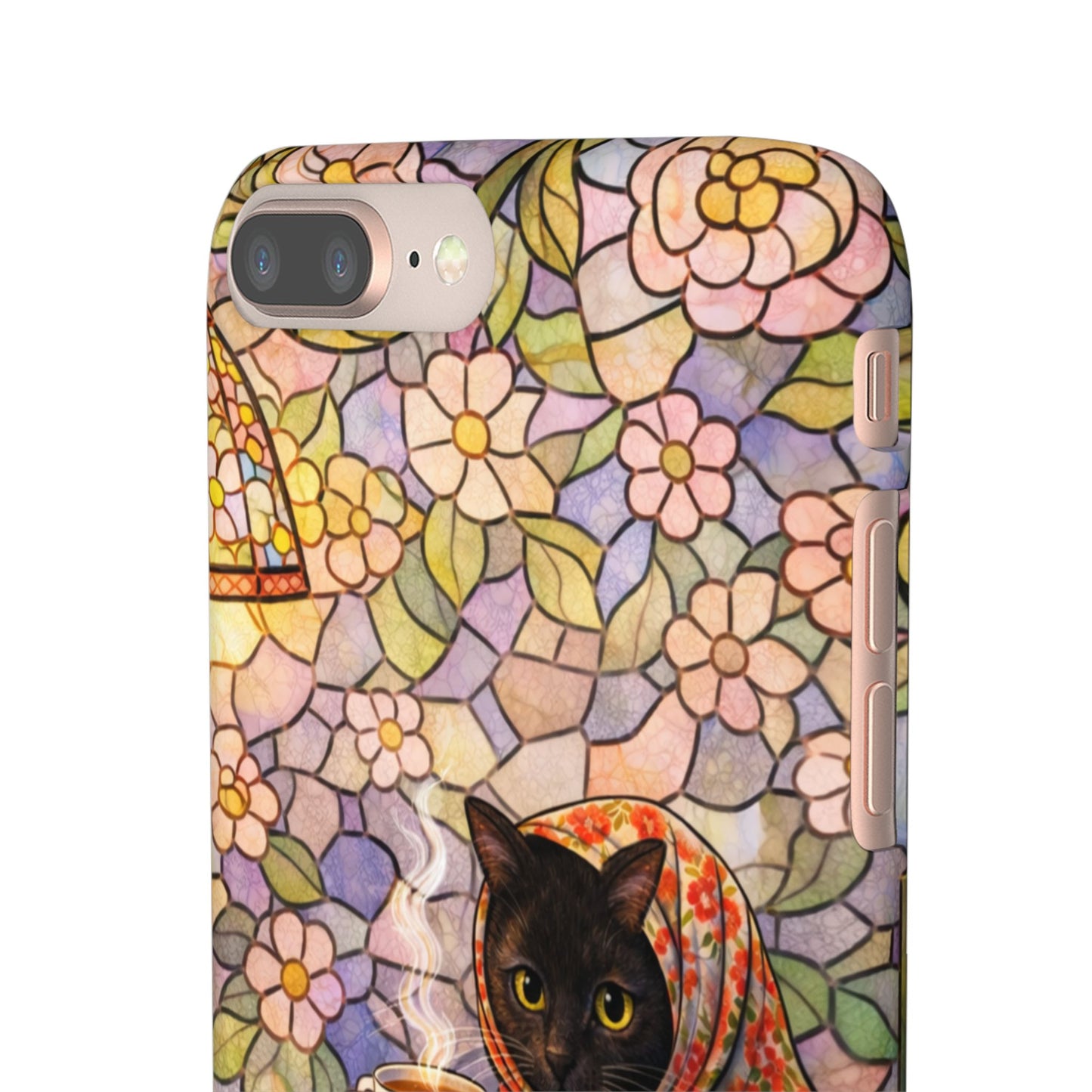 Babushka Cat Reads Artistic Literary Snap Phone Cases