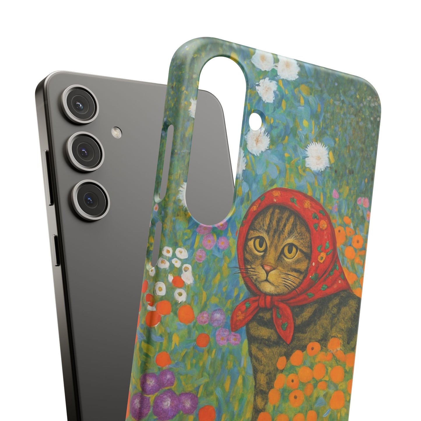 Babushka Cat Gusav Klimt Snap Phone Case