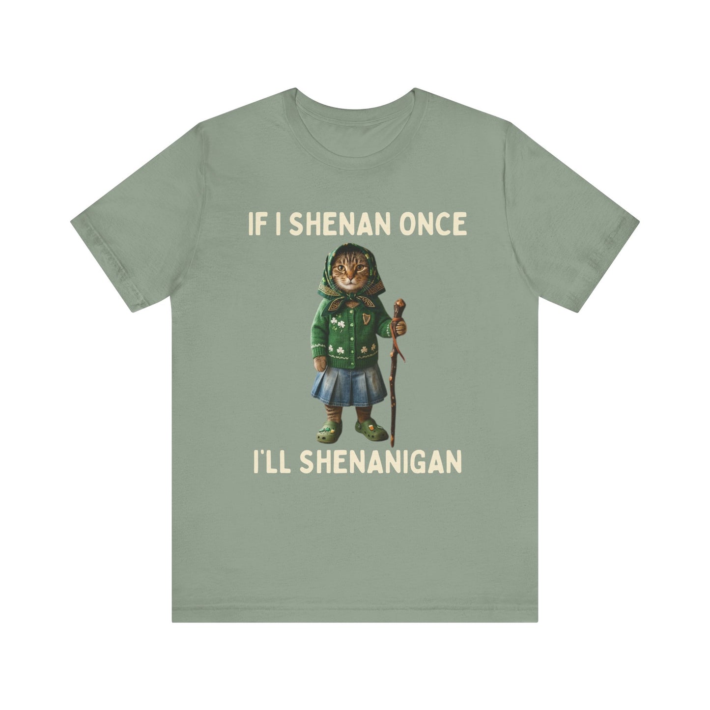 Babushka Cat Shenanigans Unisex Jersey Short Sleeve Tee