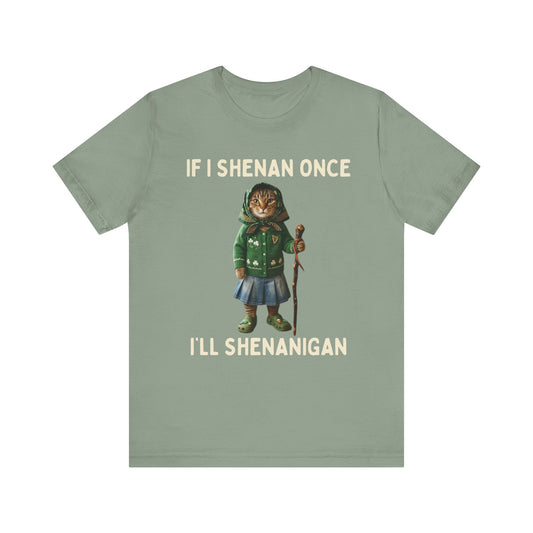 Babushka Cat Shenanigans Unisex Jersey Short Sleeve Tee