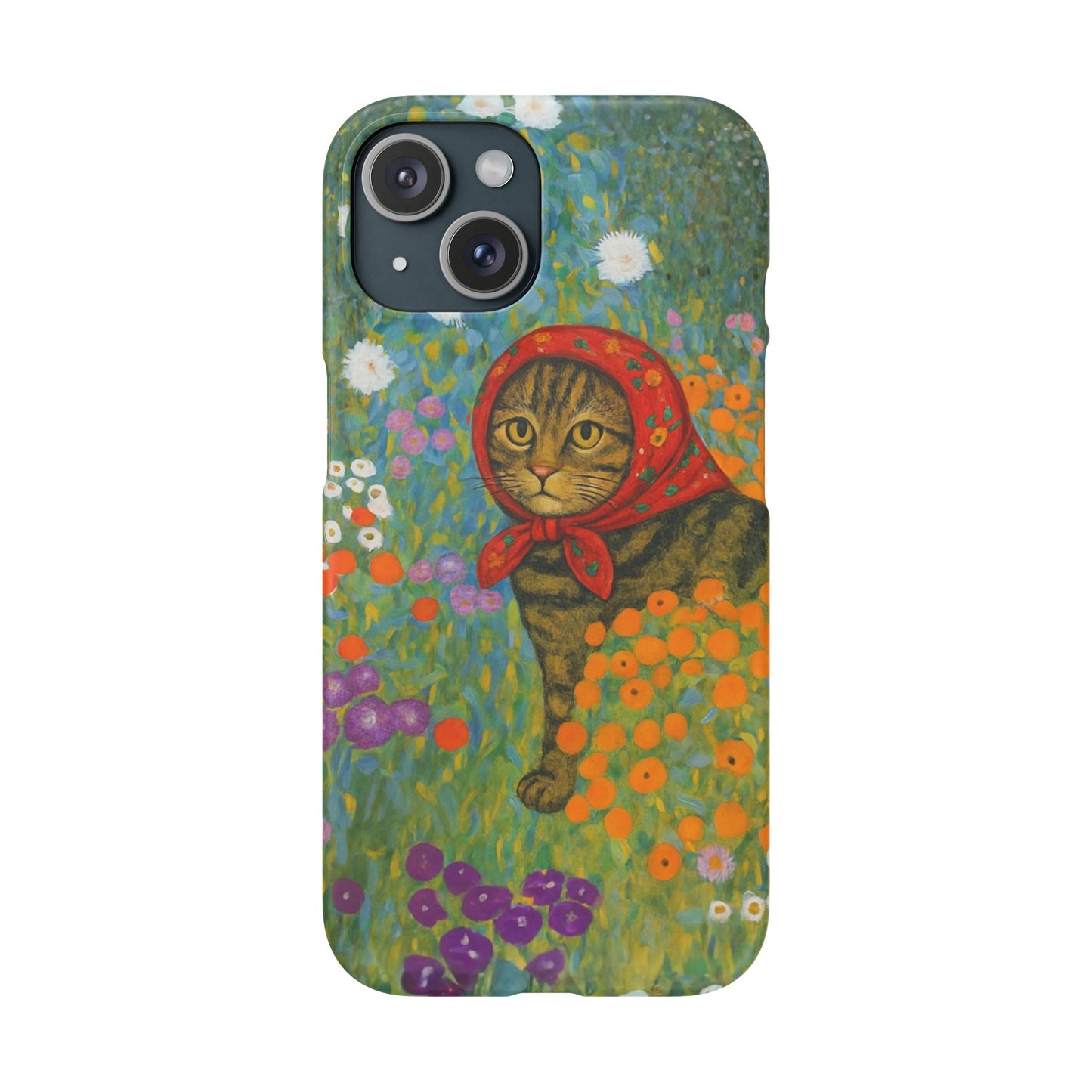 Babushka Cat Gusav Klimt Snap Phone Case