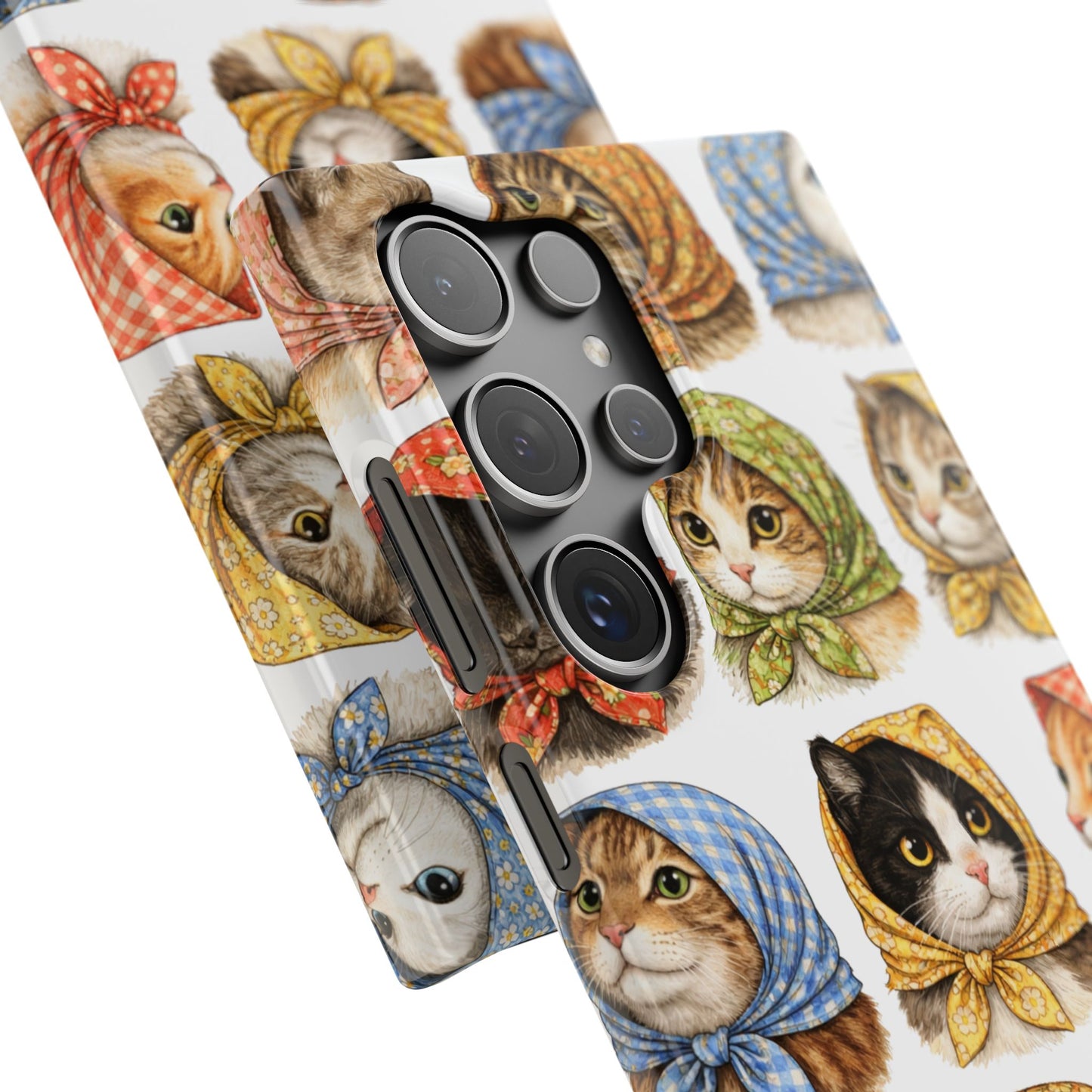 Babushka Cats Snap Phone Case