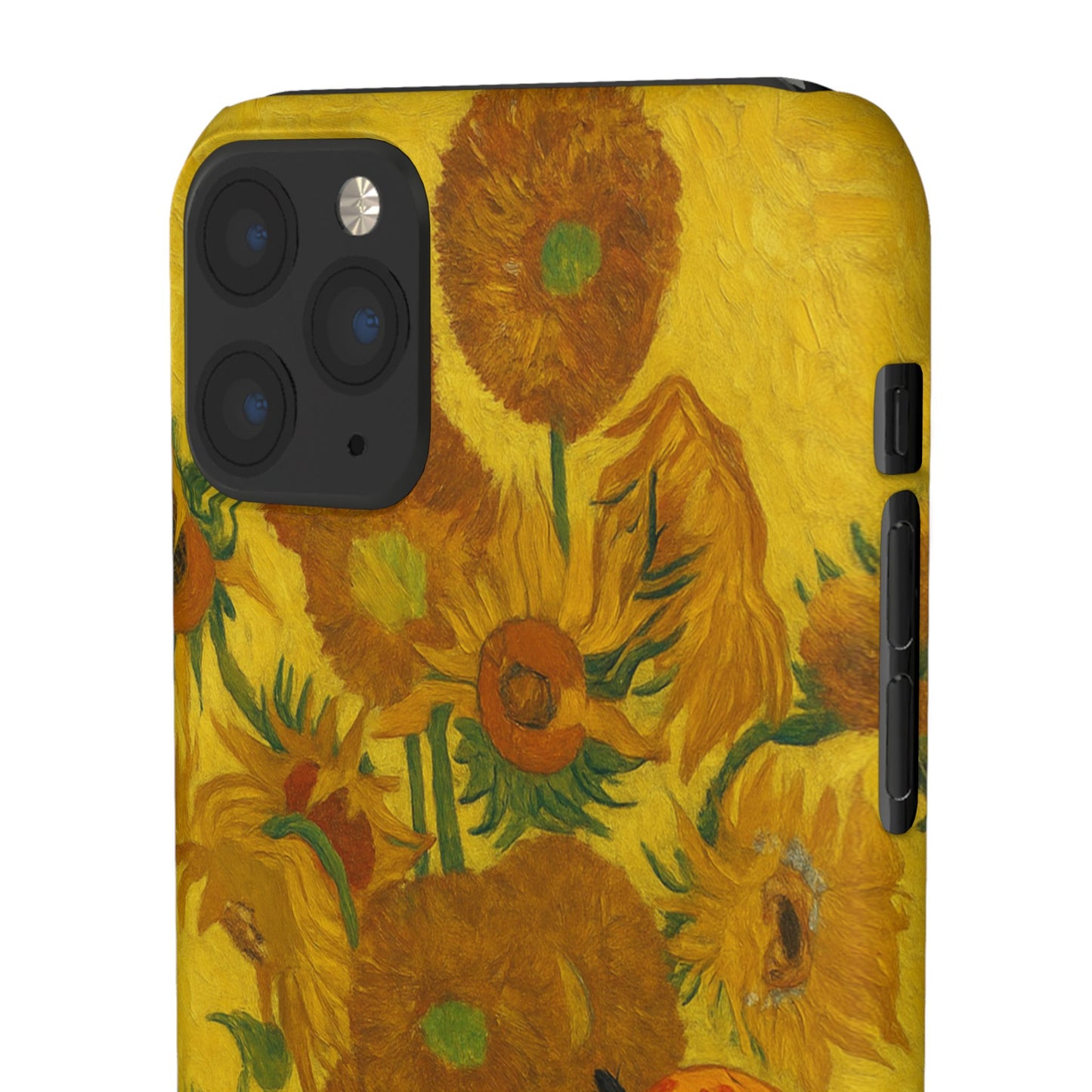 Babushka Cat Van Gogh Sunflowers Snap Phone Case