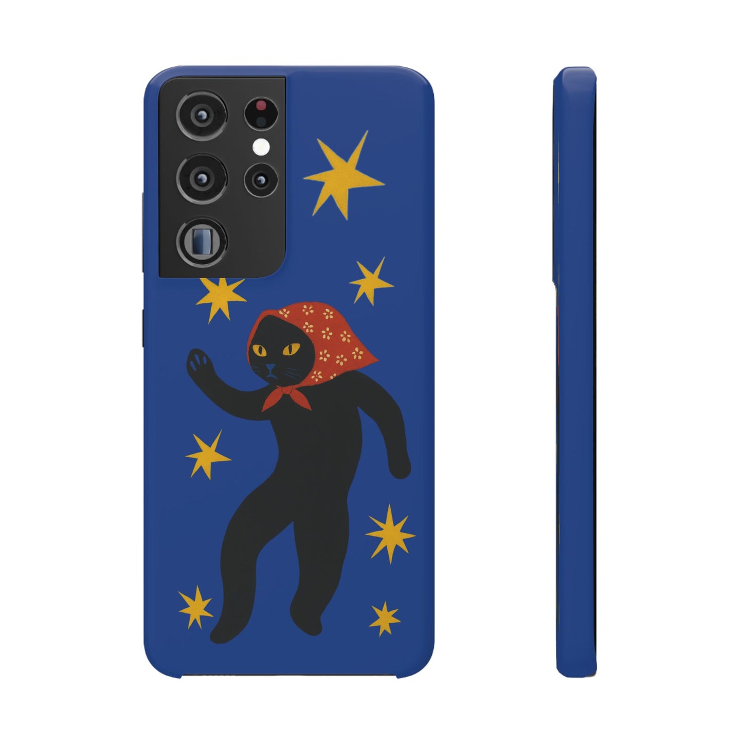 Babushka Cat x Matisse Style Snap Phone Case