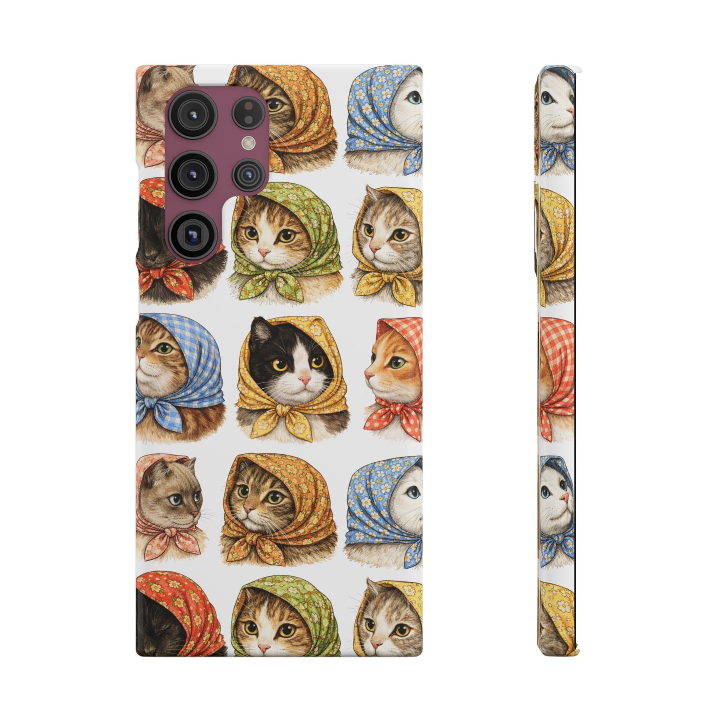 Babushka Cats Snap Phone Case