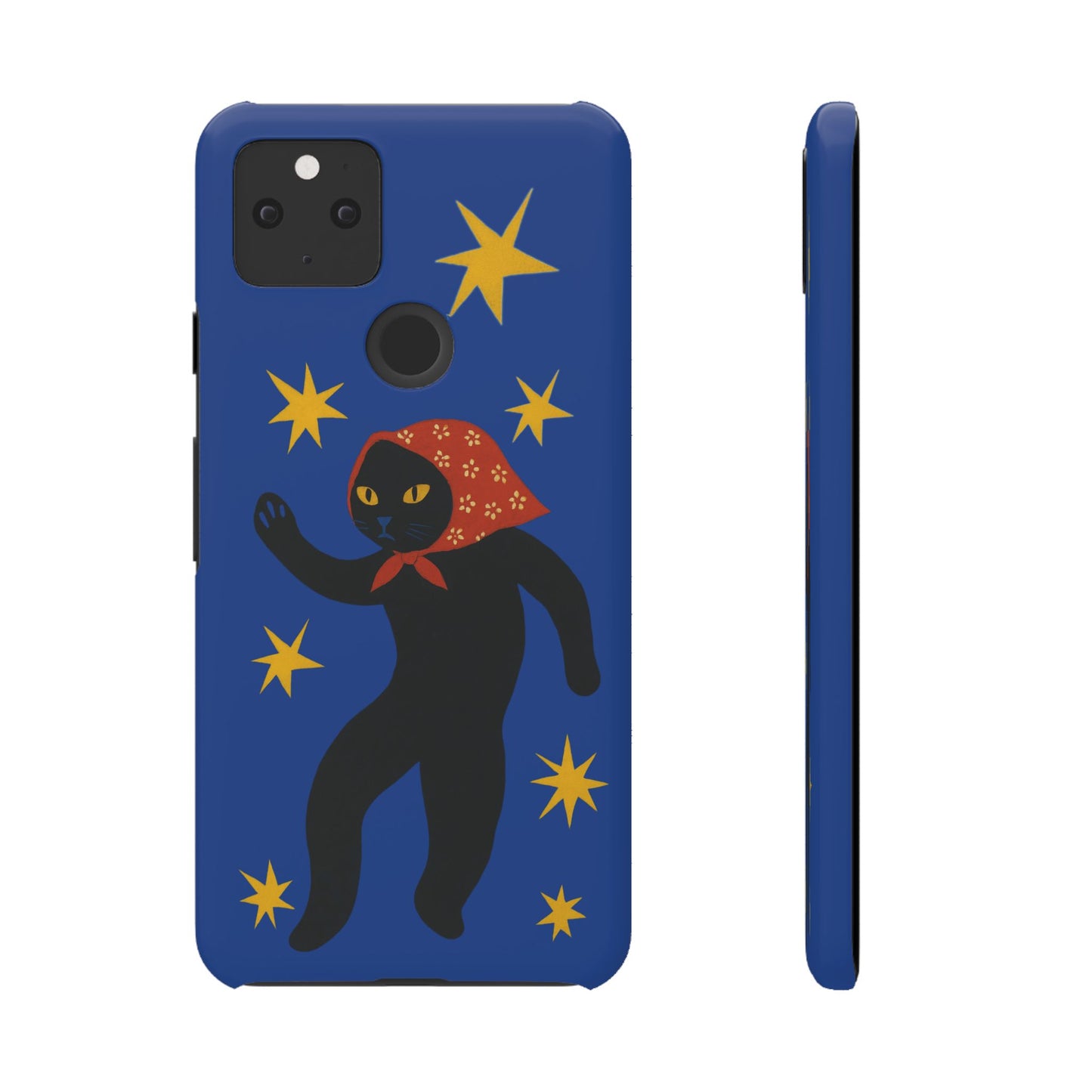 Babushka Cat x Matisse Style Snap Phone Case