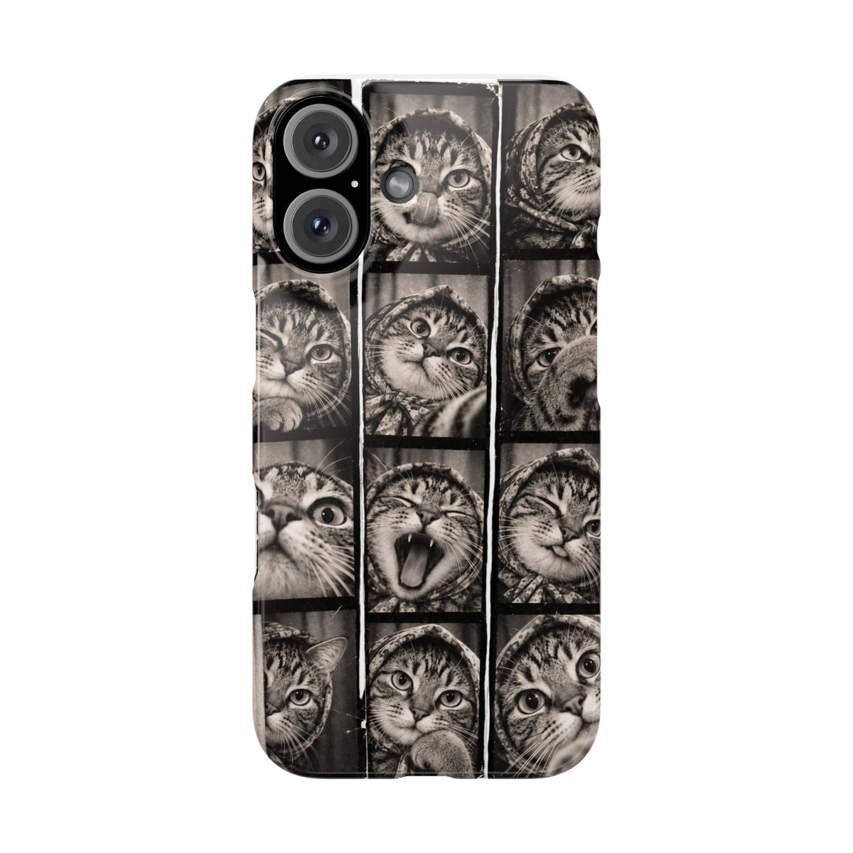 Babushka Cat Photobooth Snap Phone Case