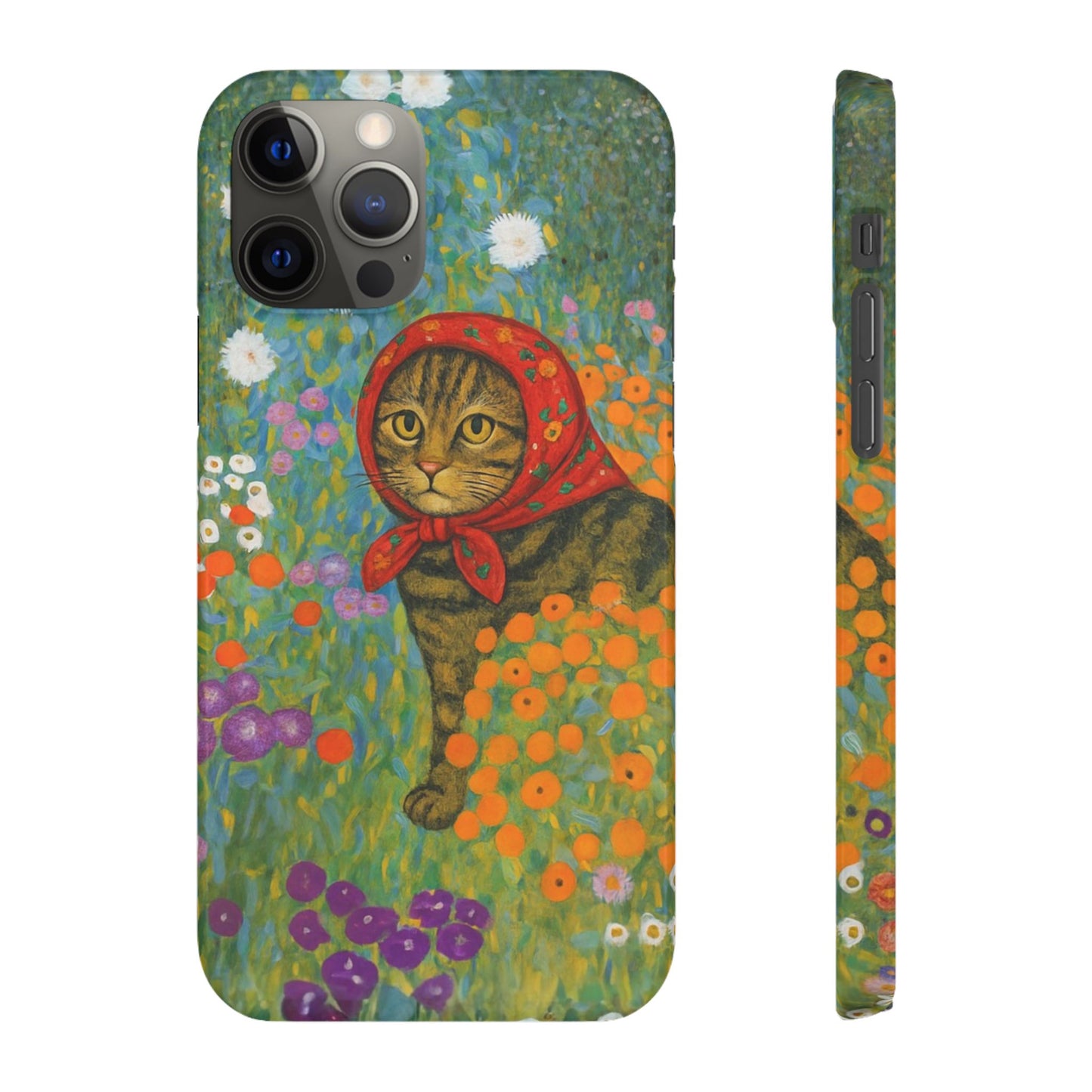 Babushka Cat Gusav Klimt Snap Phone Case