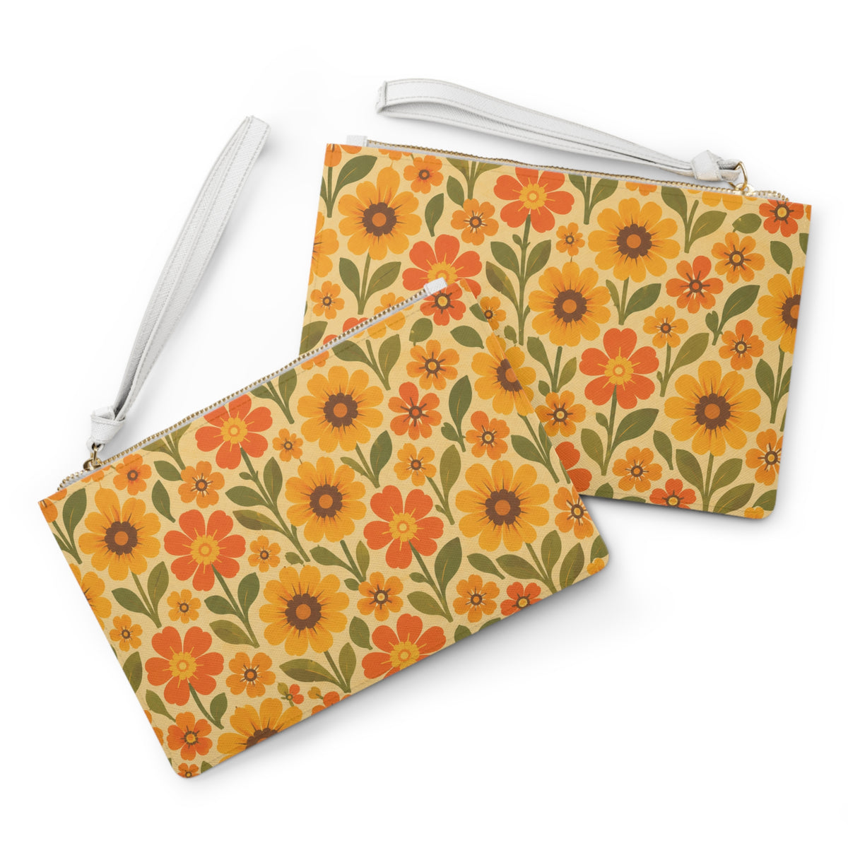 Groovy Floral Whimsical Clutch Bag