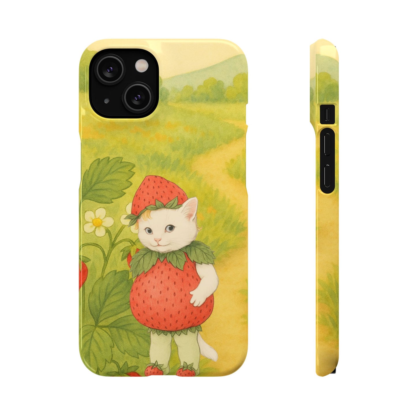 Strawberry Cat x Mother Earth's Children Snap Phone Case