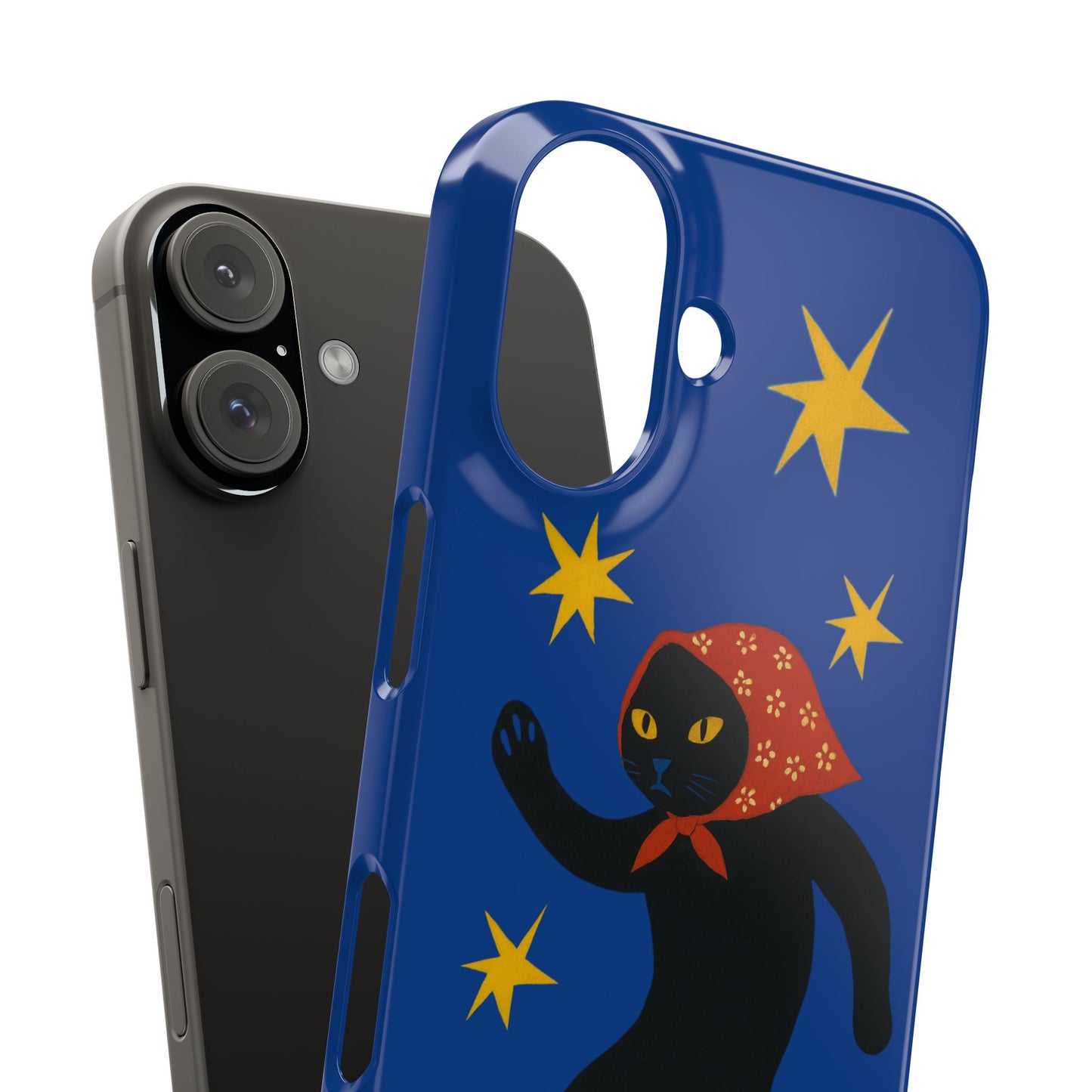 Babushka Cat x Matisse Style Snap Phone Case