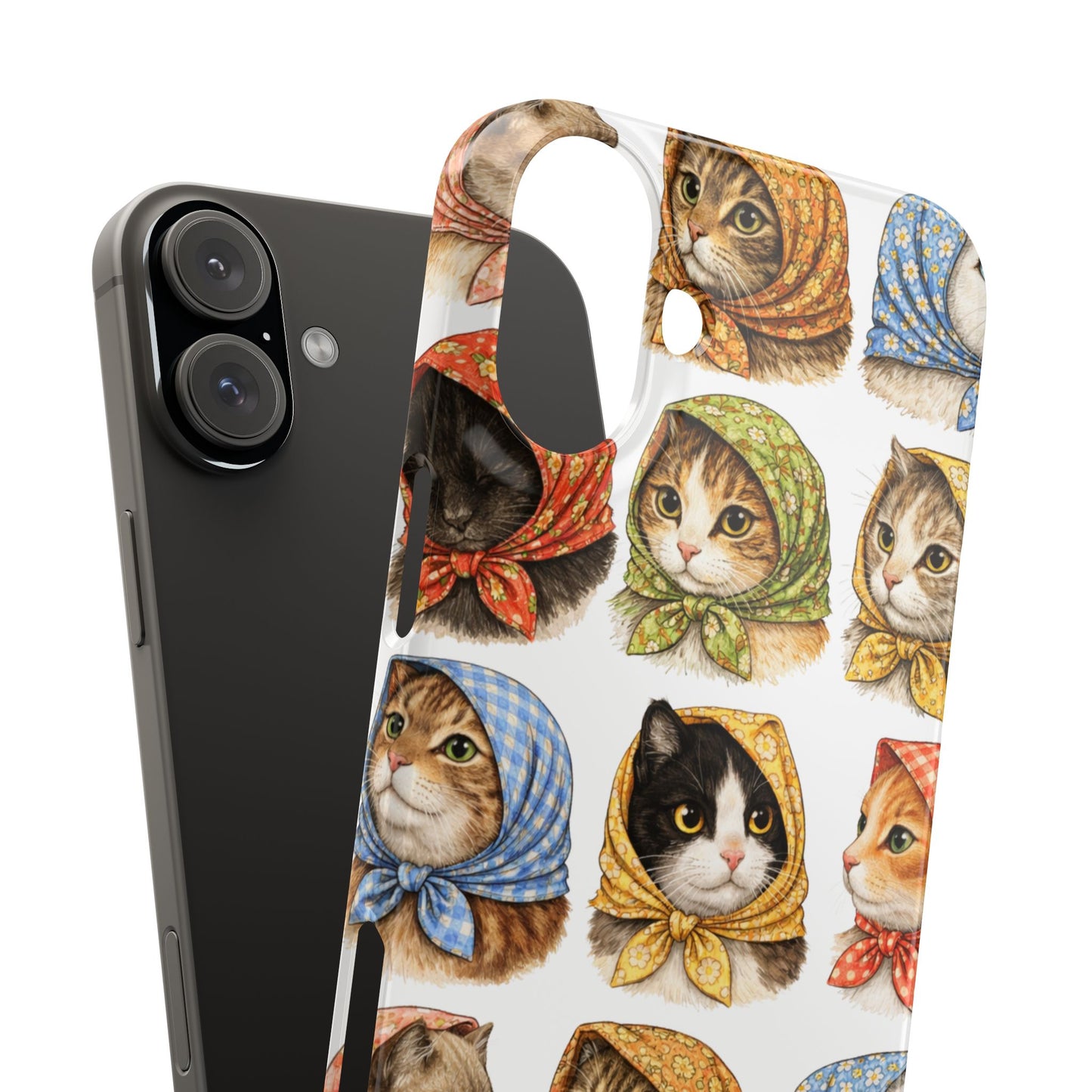 Babushka Cats Snap Phone Case