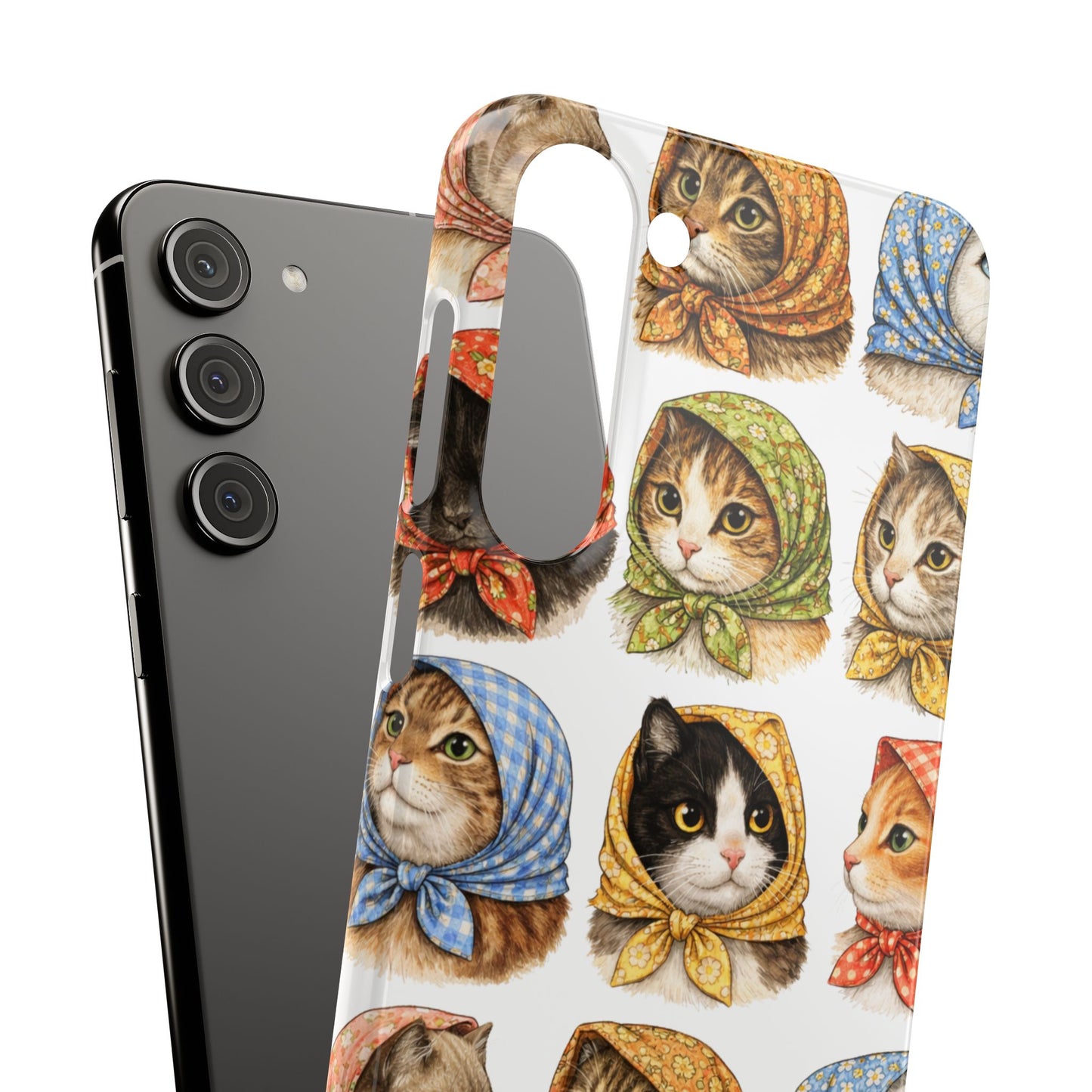 Babushka Cats Snap Phone Case