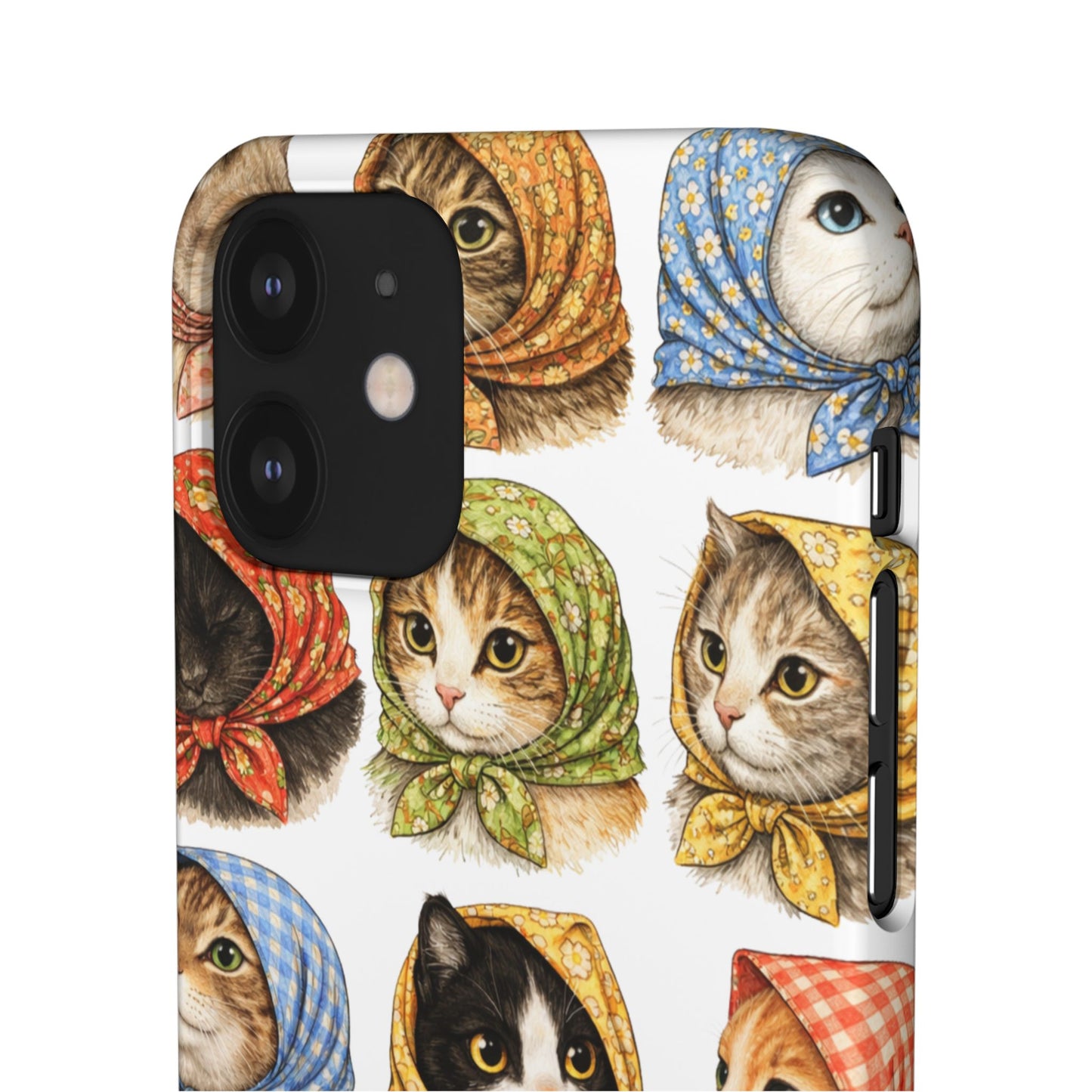 Babushka Cats Snap Phone Case