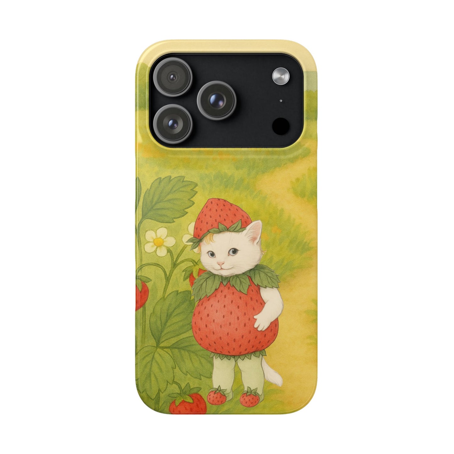 Strawberry Cat x Mother Earth's Children Snap Phone Case