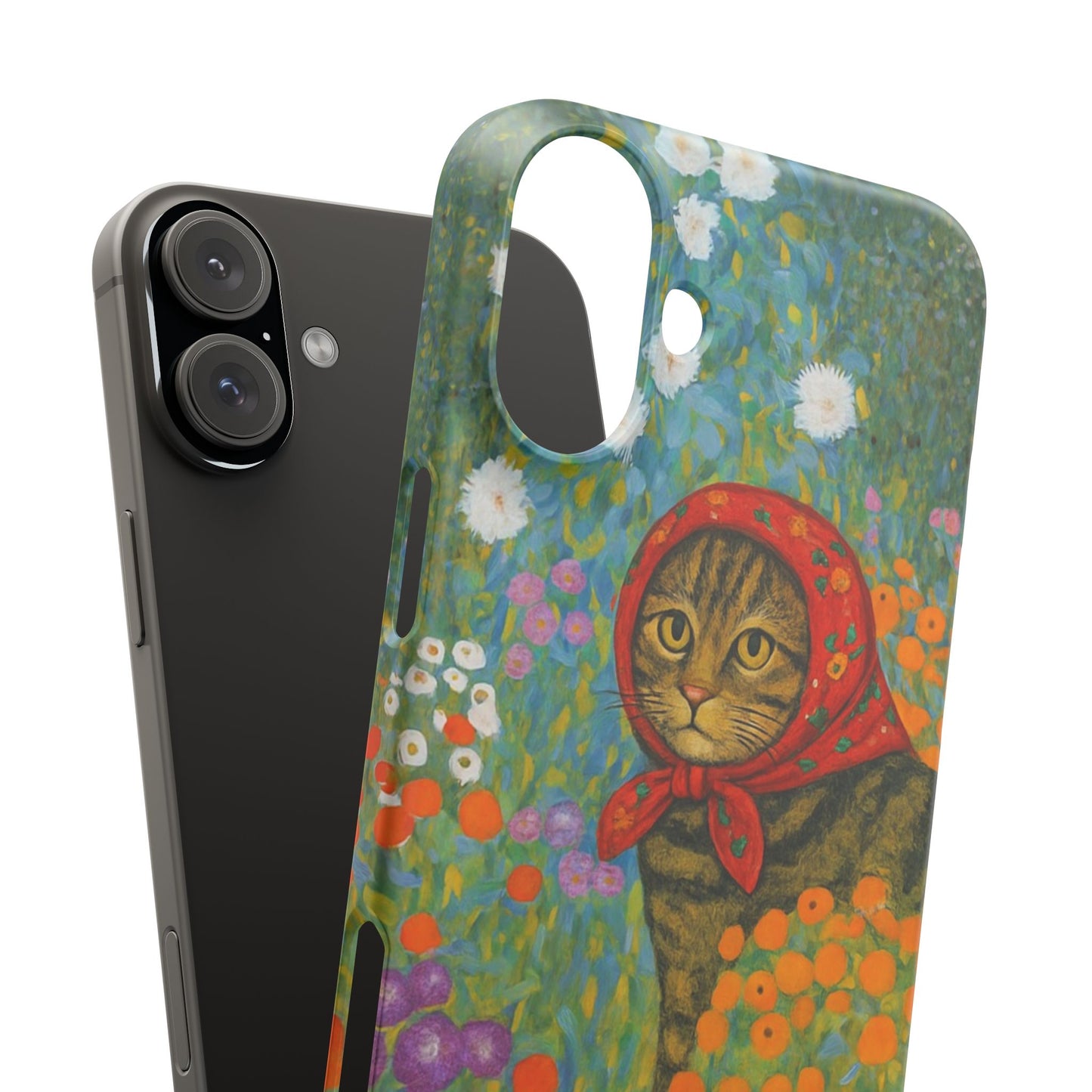 Babushka Cat Gusav Klimt Snap Phone Case