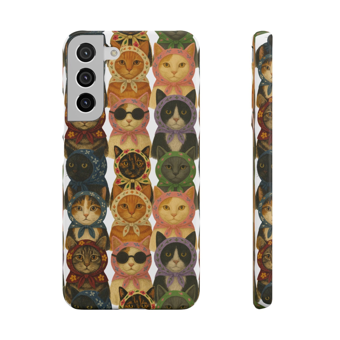 Babushka Cat Snap Phone Cases