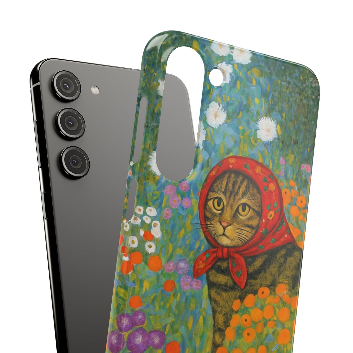 Babushka Cat Gusav Klimt Snap Phone Case