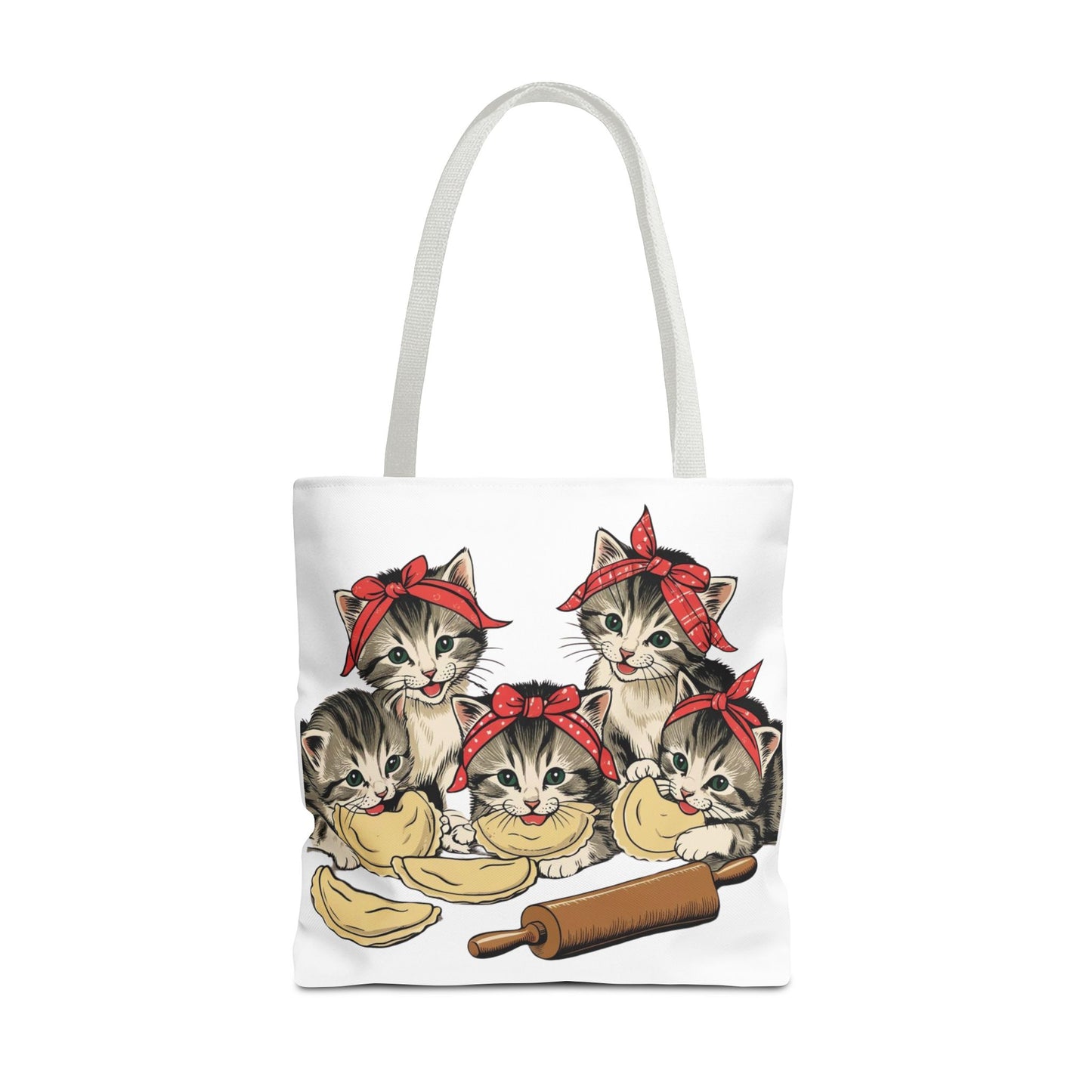 Vintage Pierogi Kittens/Pierogi Cat Tote Bag Design