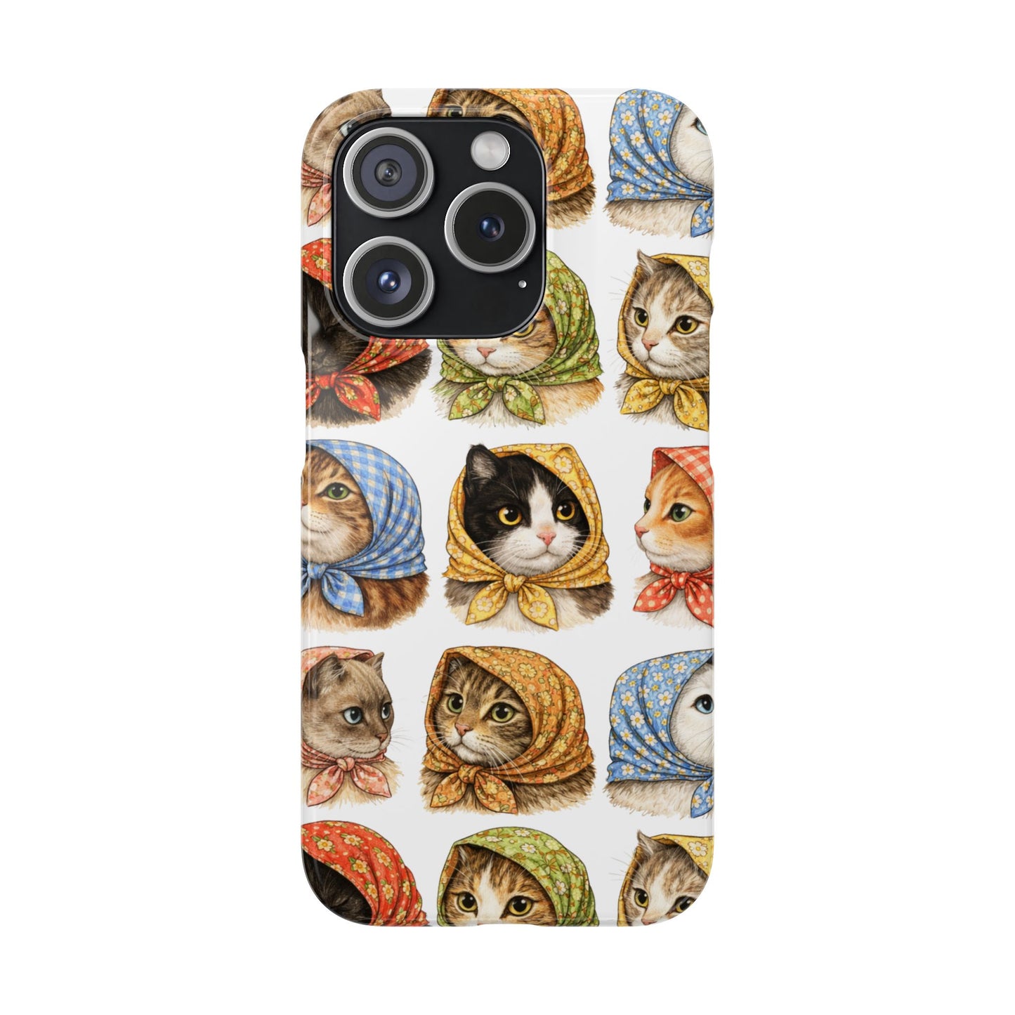 Babushka Cats Snap Phone Case